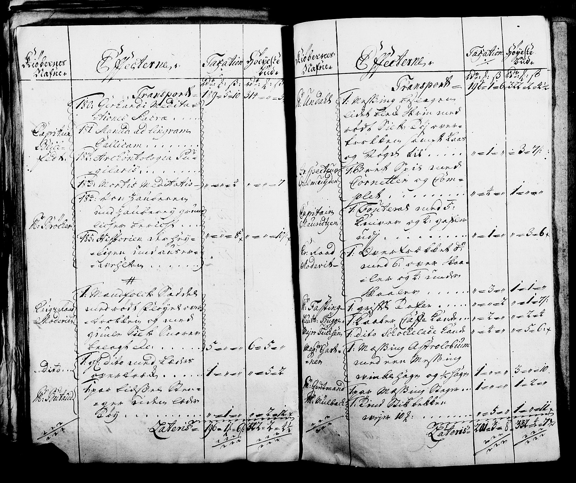 Forsvaret, Generalauditøren, AV/RA-RAFA-1772/F/Fj/Fja/L0001: --, 1747-1820, s. 73