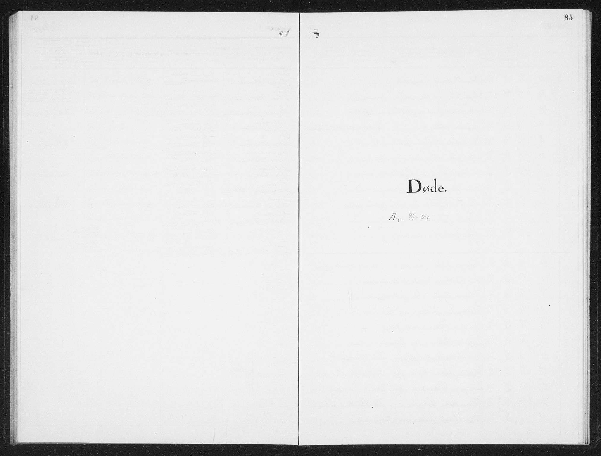 Ministerialprotokoller, klokkerbøker og fødselsregistre - Nordland, SAT/A-1459/801/L0036: Klokkerbok nr. 801C11, 1920-1934, s. 85