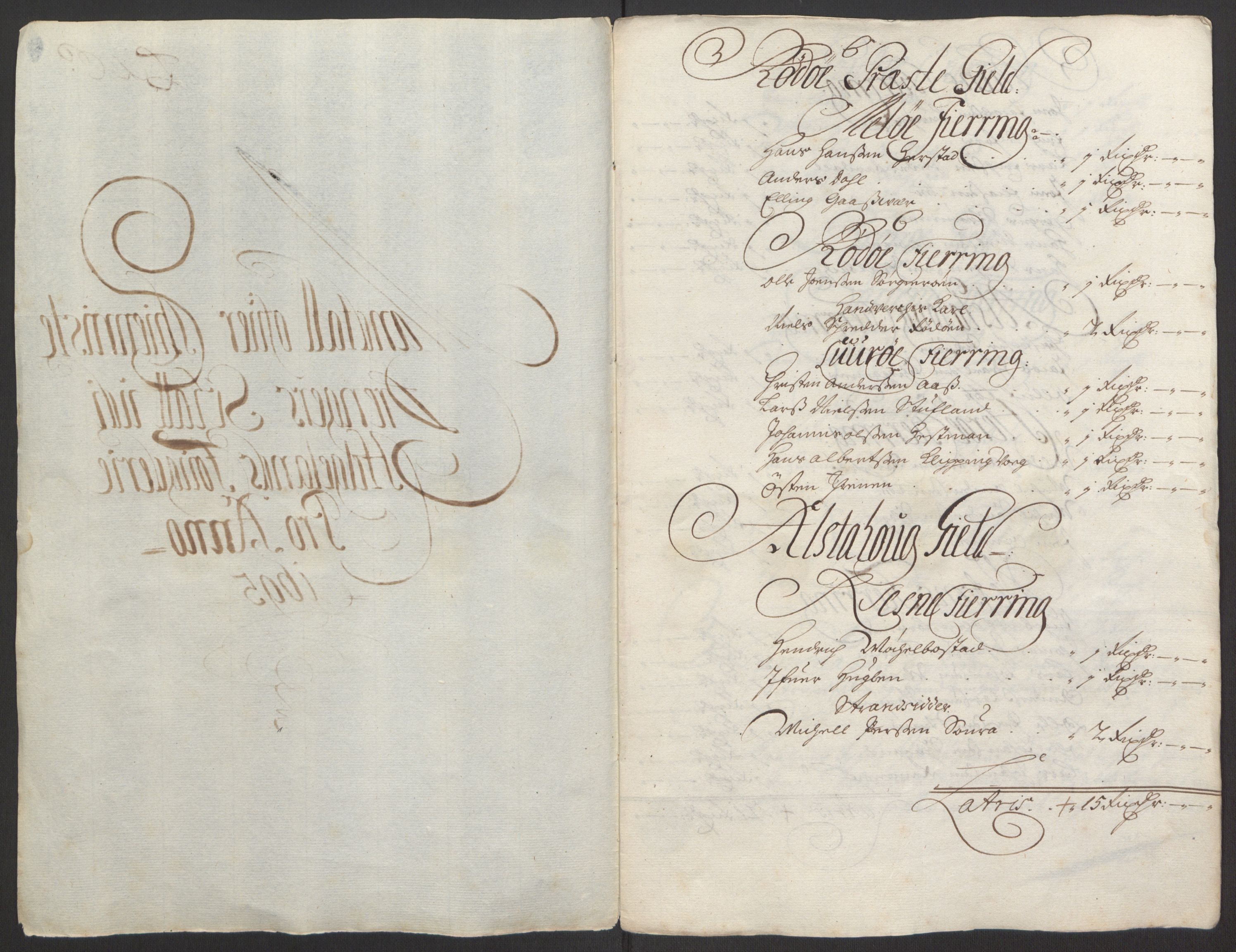 Rentekammeret inntil 1814, Reviderte regnskaper, Fogderegnskap, RA/EA-4092/R65/L4505: Fogderegnskap Helgeland, 1693-1696, s. 377