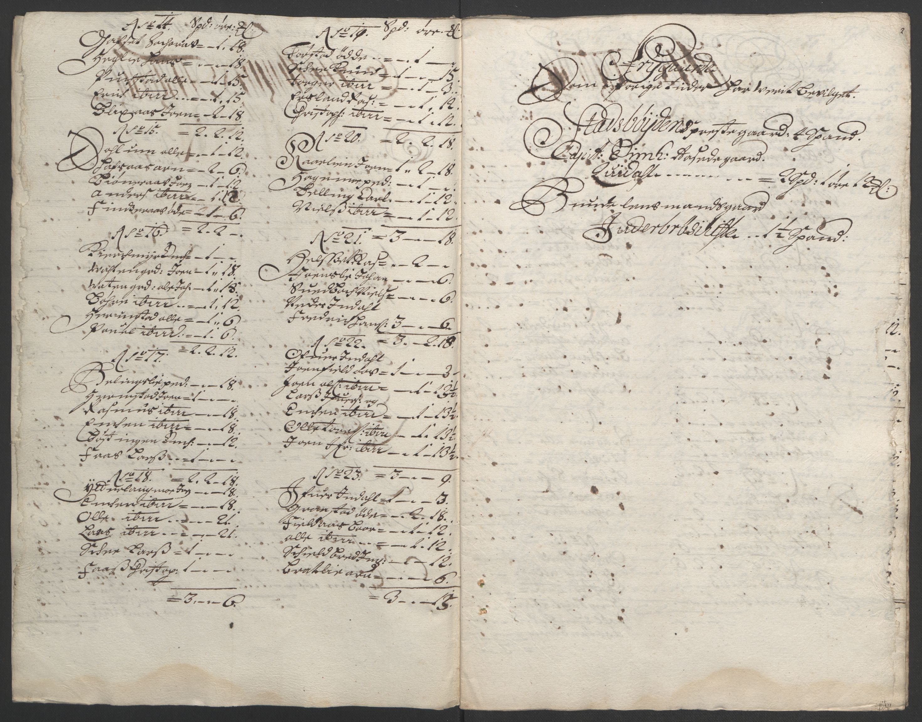 Rentekammeret inntil 1814, Reviderte regnskaper, Fogderegnskap, RA/EA-4092/R57/L3849: Fogderegnskap Fosen, 1692-1693, s. 474