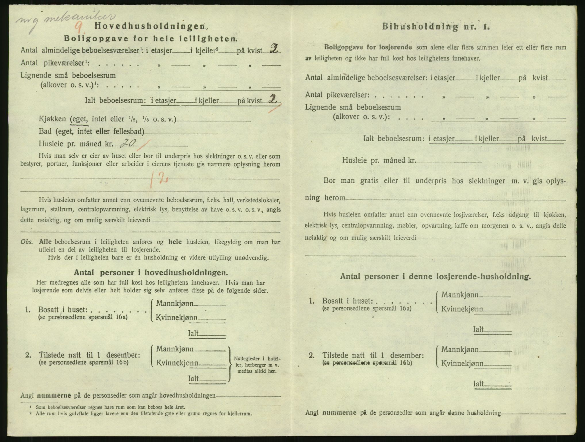 SAK, Folketelling 1920 for 0902 Tvedestrand ladested, 1920, s. 664