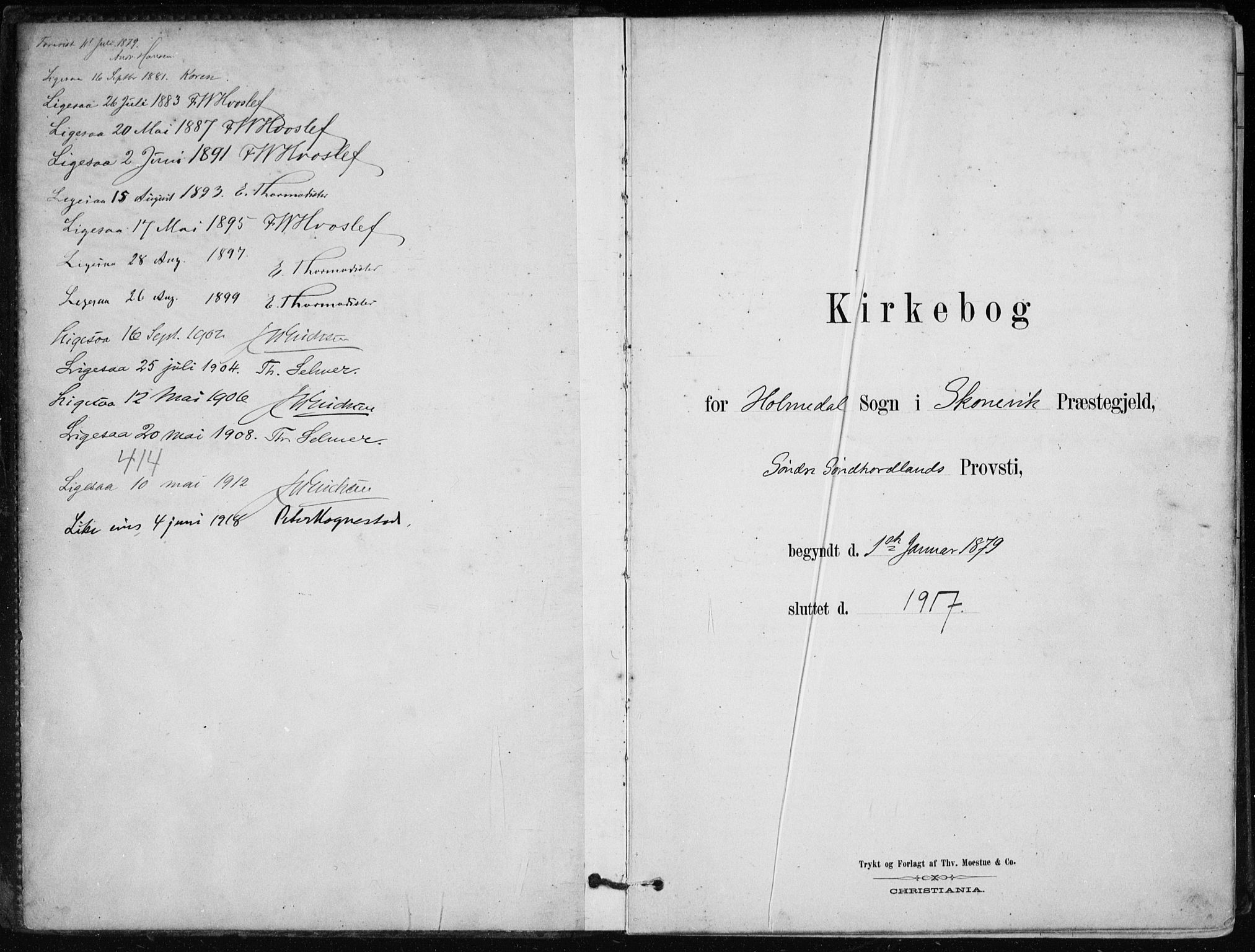 Skånevik sokneprestembete, SAB/A-77801/H/Haa: Ministerialbok nr. C  1, 1879-1917