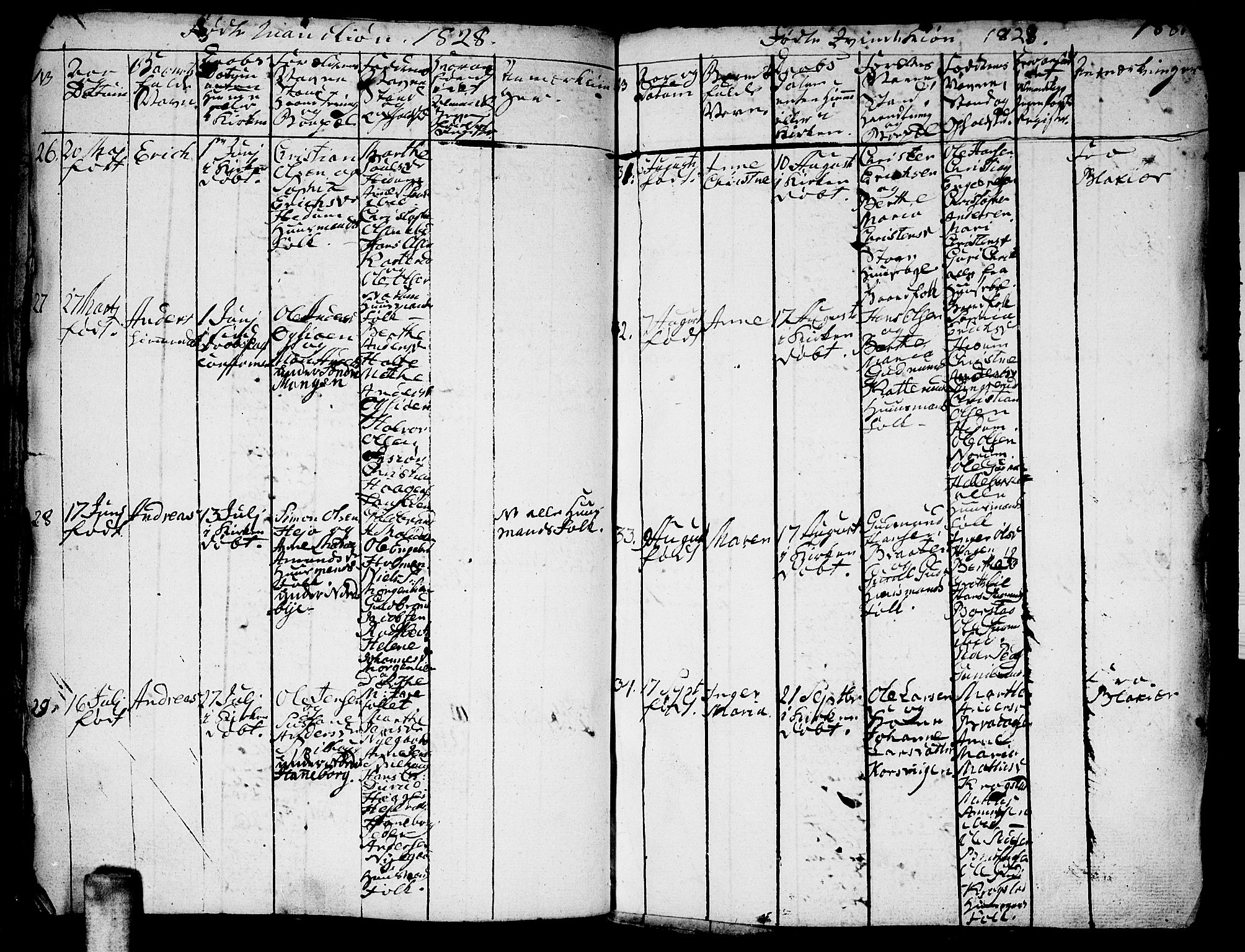 Aurskog prestekontor Kirkebøker, SAO/A-10304a/F/Fa/L0005: Ministerialbok nr. I 5, 1814-1829, s. 188