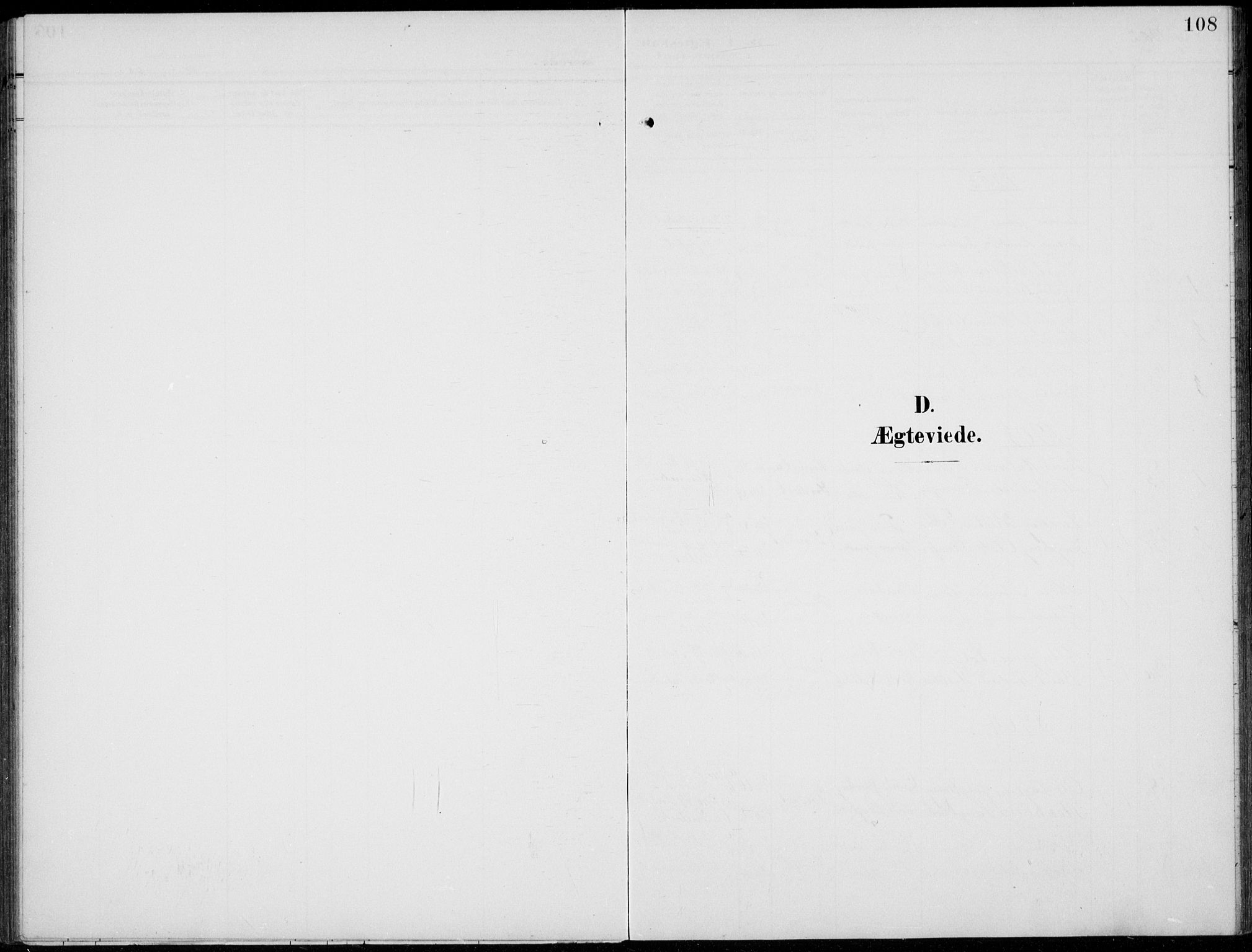 Kvikne prestekontor, SAH/PREST-064/H/Ha/Hab/L0004: Klokkerbok nr. 4, 1902-1937, s. 108