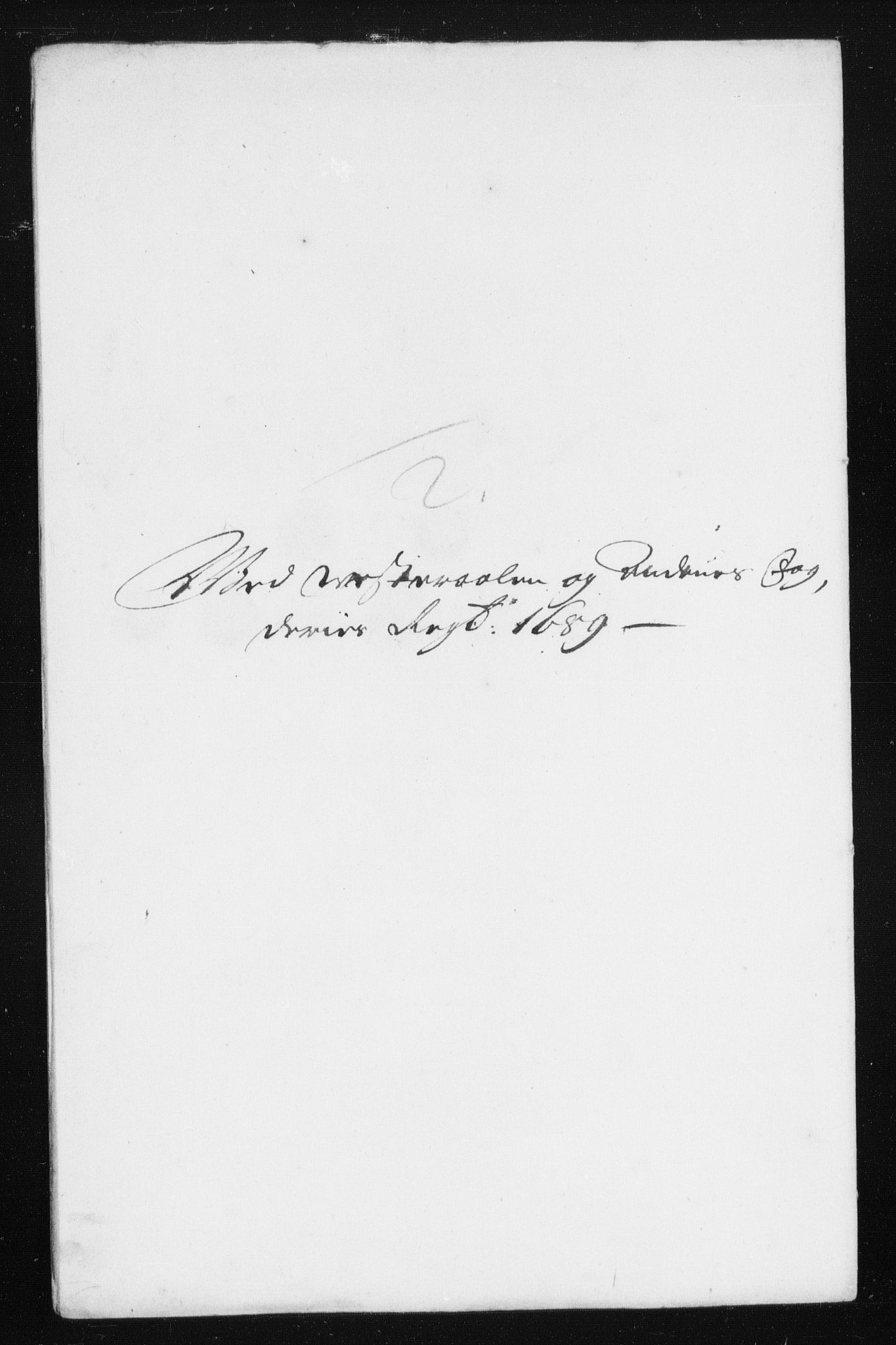 Rentekammeret inntil 1814, Reviderte regnskaper, Stiftamtstueregnskaper, Trondheim stiftamt og Nordland amt, AV/RA-EA-6044/R/Rh/L0014: Nordland amt, 1687-1689