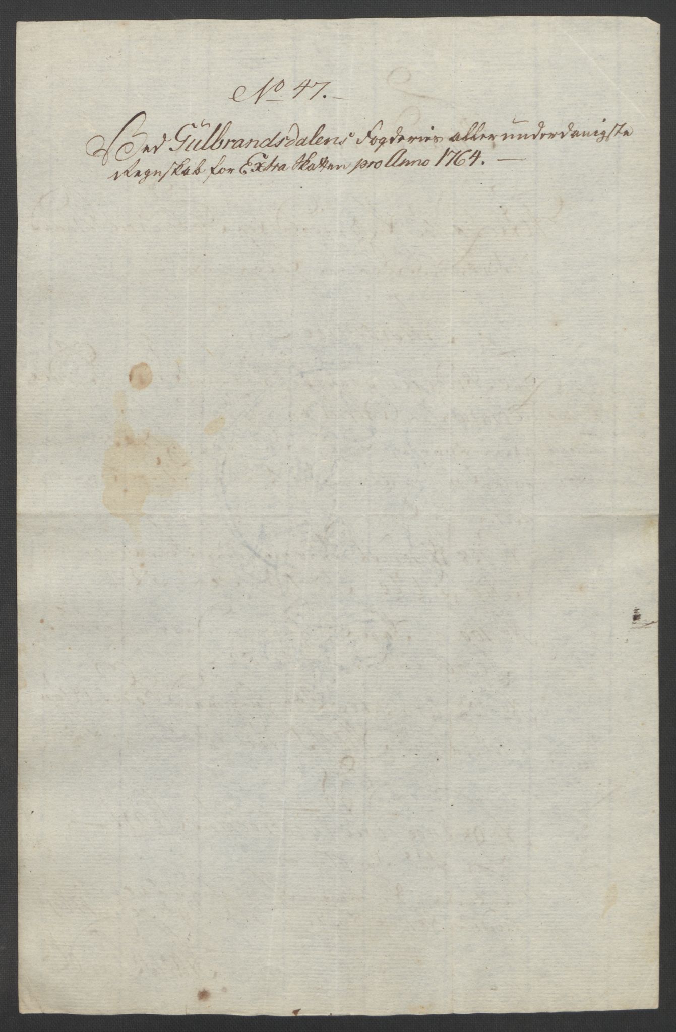 Rentekammeret inntil 1814, Reviderte regnskaper, Fogderegnskap, AV/RA-EA-4092/R17/L1266: Ekstraskatten Gudbrandsdal, 1762-1766, s. 420