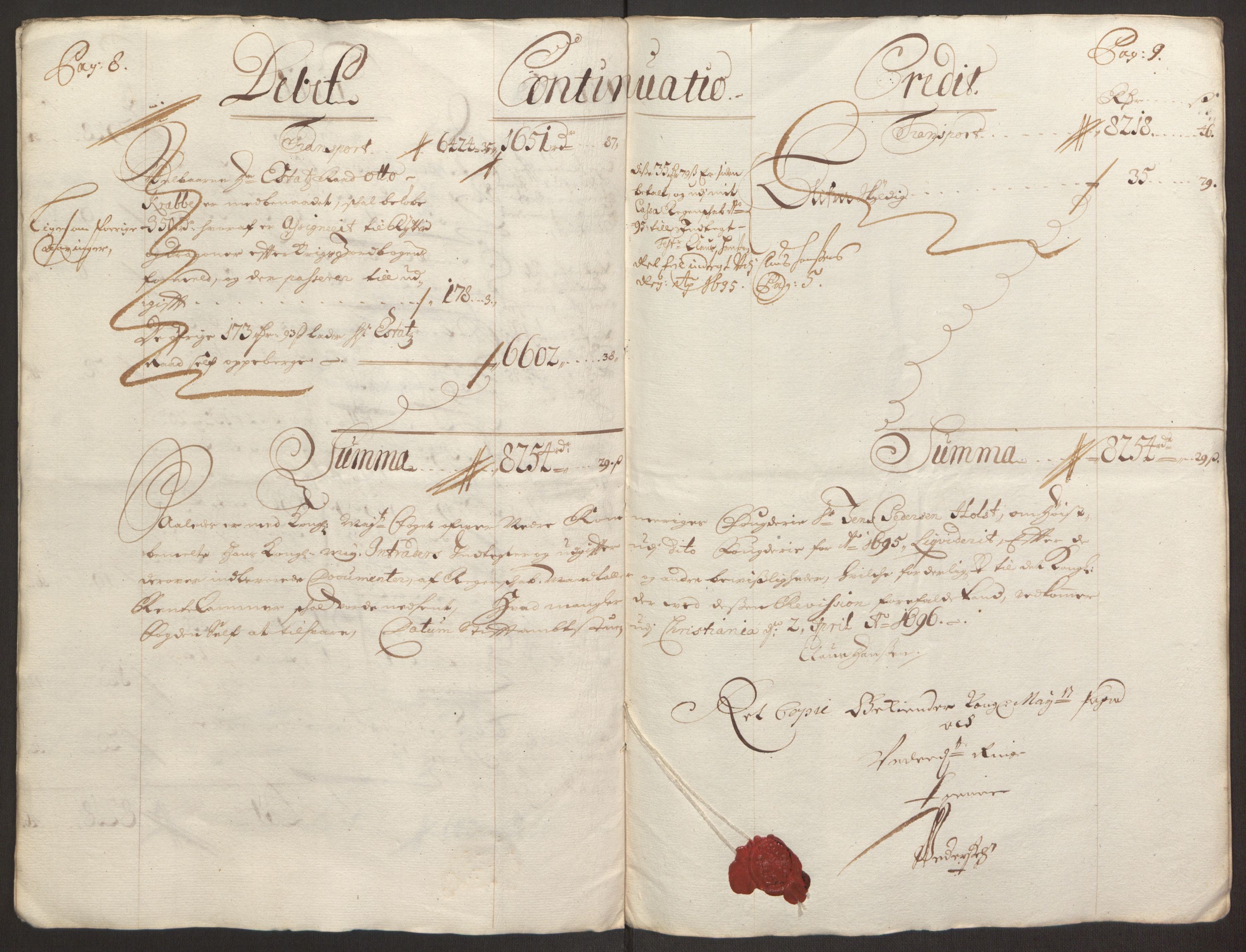 Rentekammeret inntil 1814, Reviderte regnskaper, Fogderegnskap, AV/RA-EA-4092/R11/L0579: Fogderegnskap Nedre Romerike, 1694-1695, s. 246