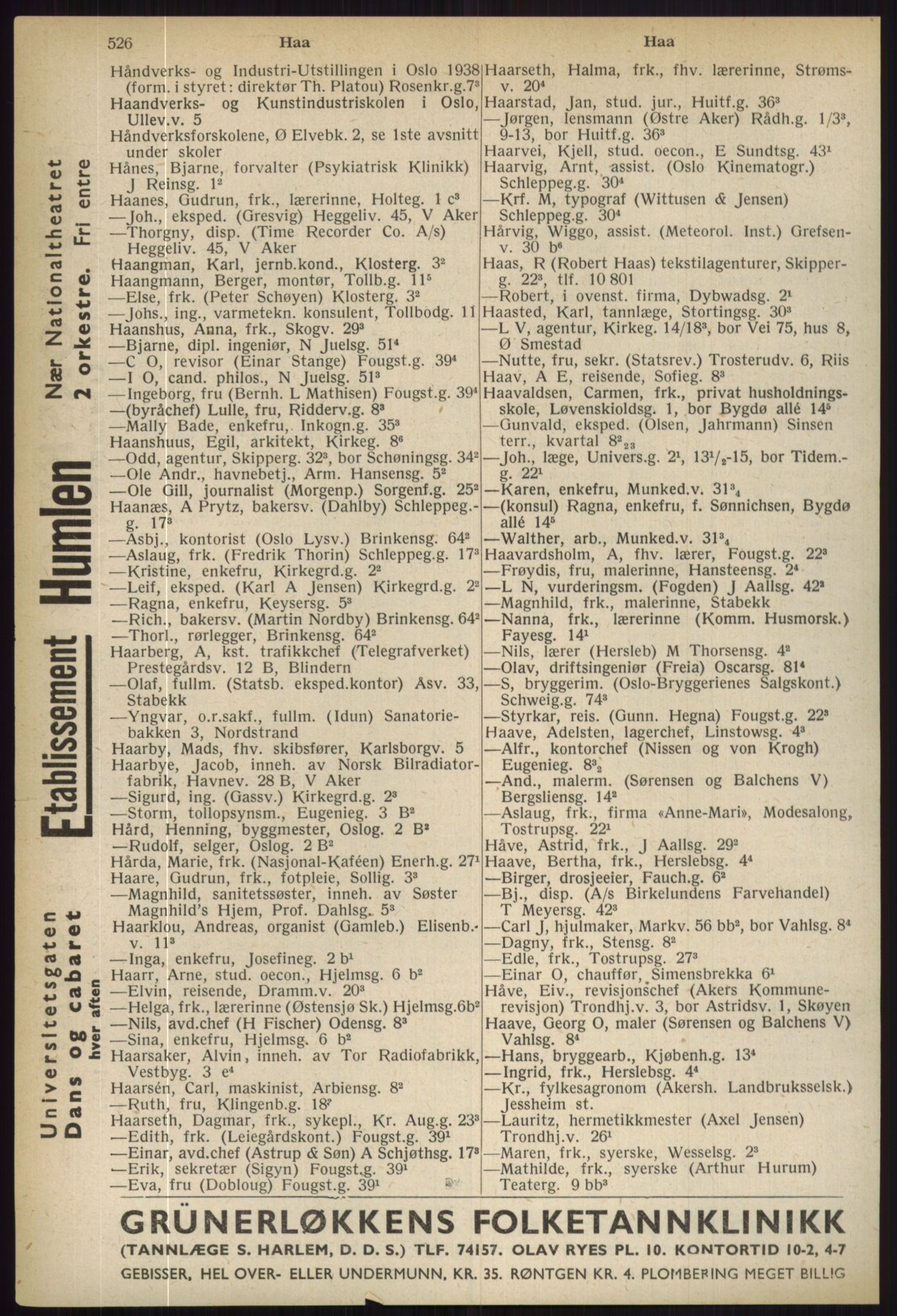 Kristiania/Oslo adressebok, PUBL/-, 1936, s. 526