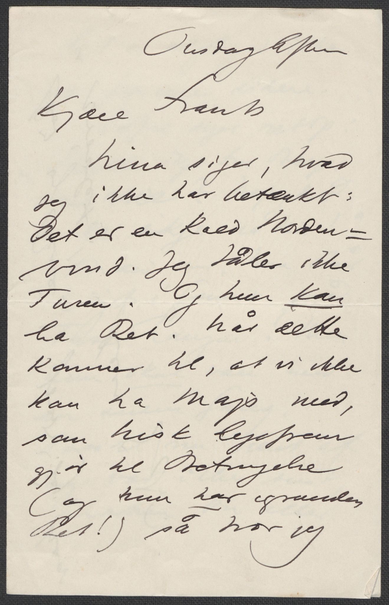Beyer, Frants, RA/PA-0132/F/L0001: Brev fra Edvard Grieg til Frantz Beyer og "En del optegnelser som kan tjene til kommentar til brevene" av Marie Beyer, 1872-1907, s. 703