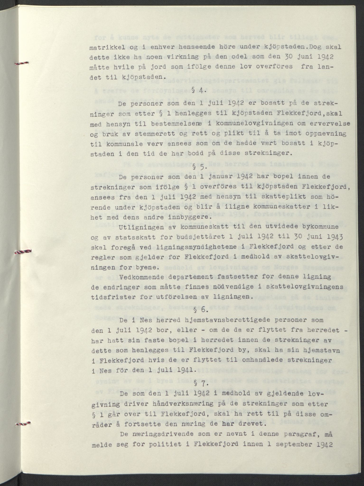 NS-administrasjonen 1940-1945 (Statsrådsekretariatet, de kommisariske statsråder mm), RA/S-4279/D/Db/L0097: Lover I, 1942, s. 220