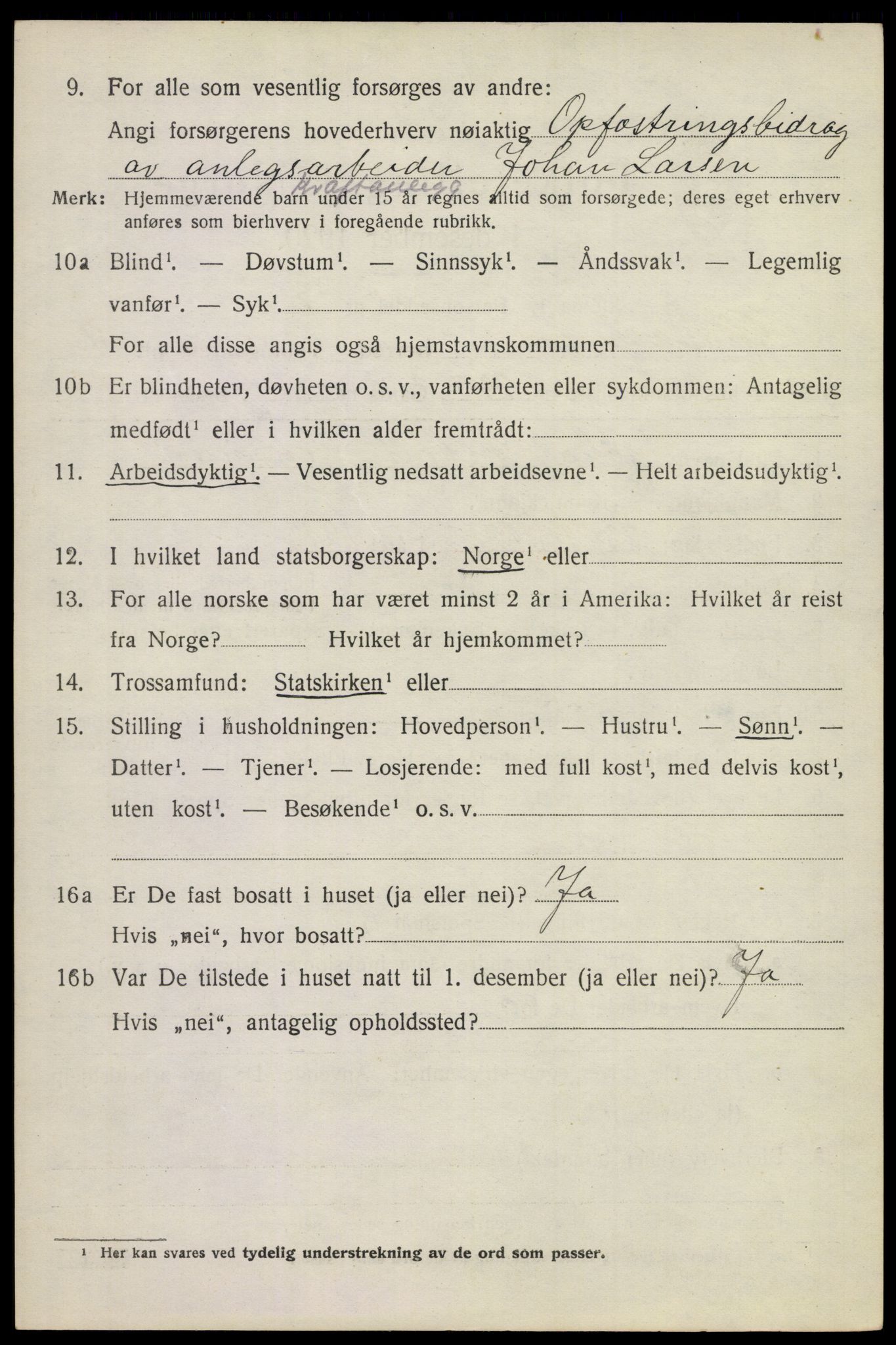 SAKO, Folketelling 1920 for 0630 Øvre Sandsvær herred, 1920, s. 2827