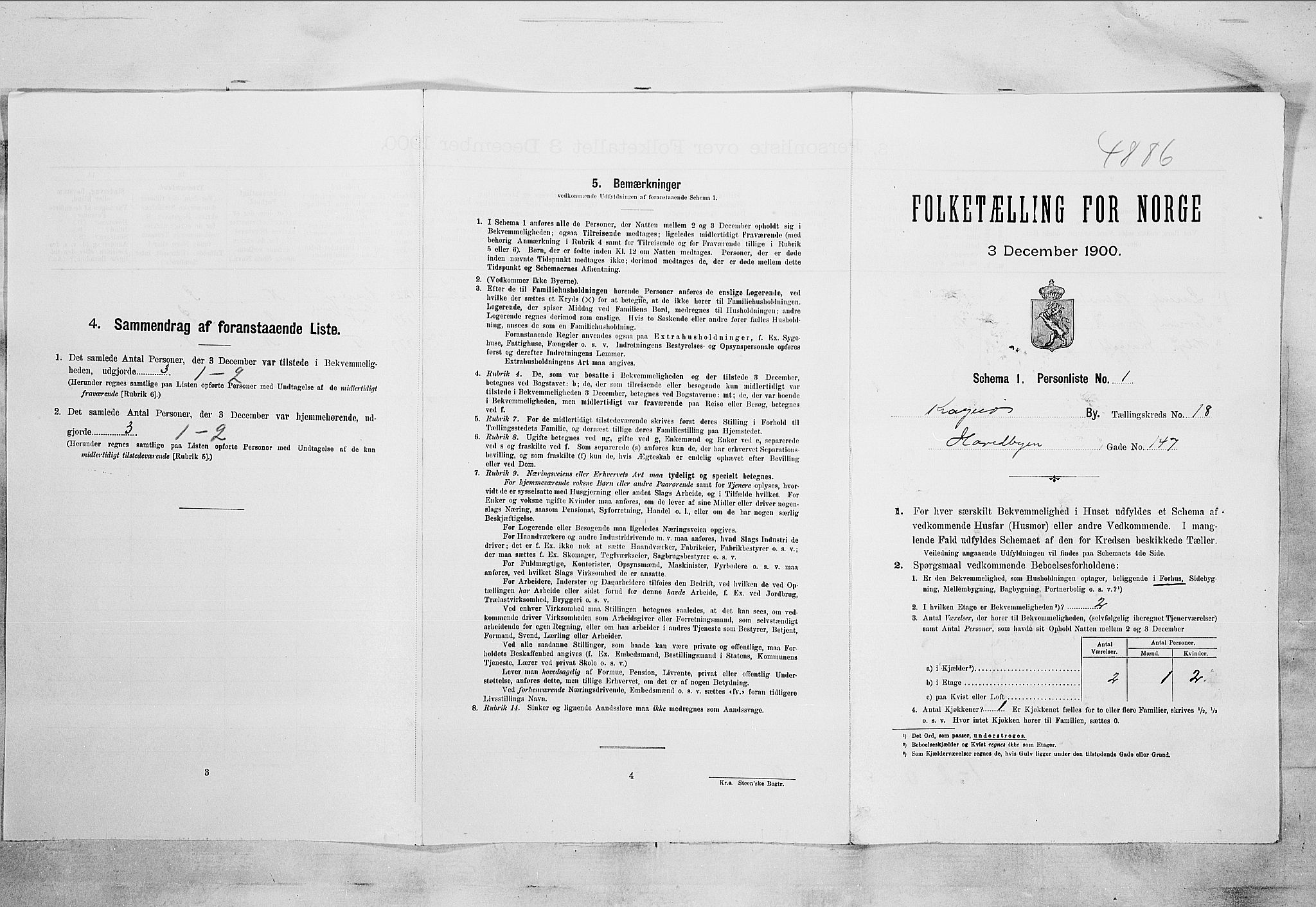 SAKO, Folketelling 1900 for 0801 Kragerø kjøpstad, 1900, s. 2112