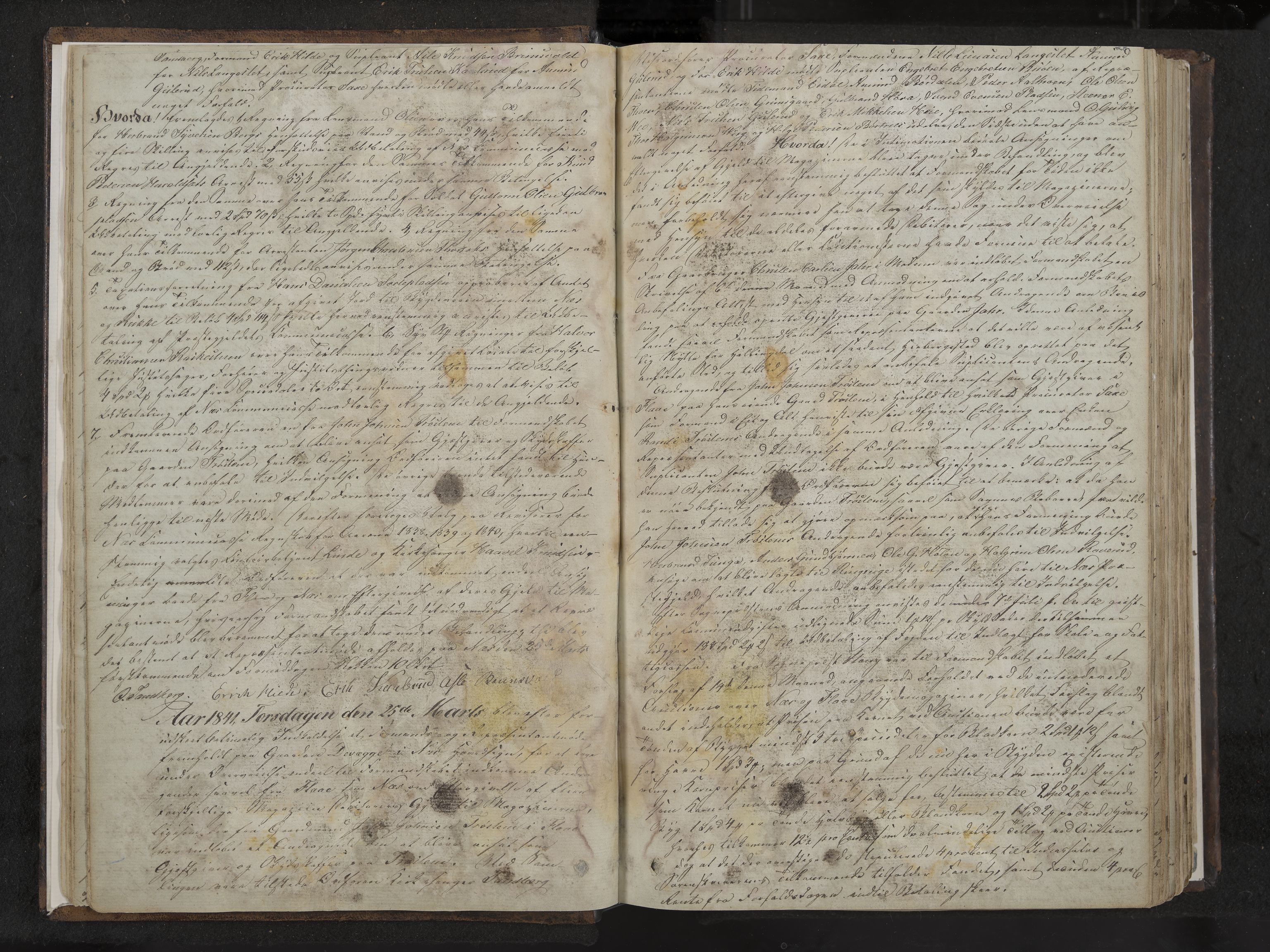Nes formannskap og sentraladministrasjon, IKAK/0616021-1/A/Aa/L0001: Møtebok med register, 1838-1875, s. 28