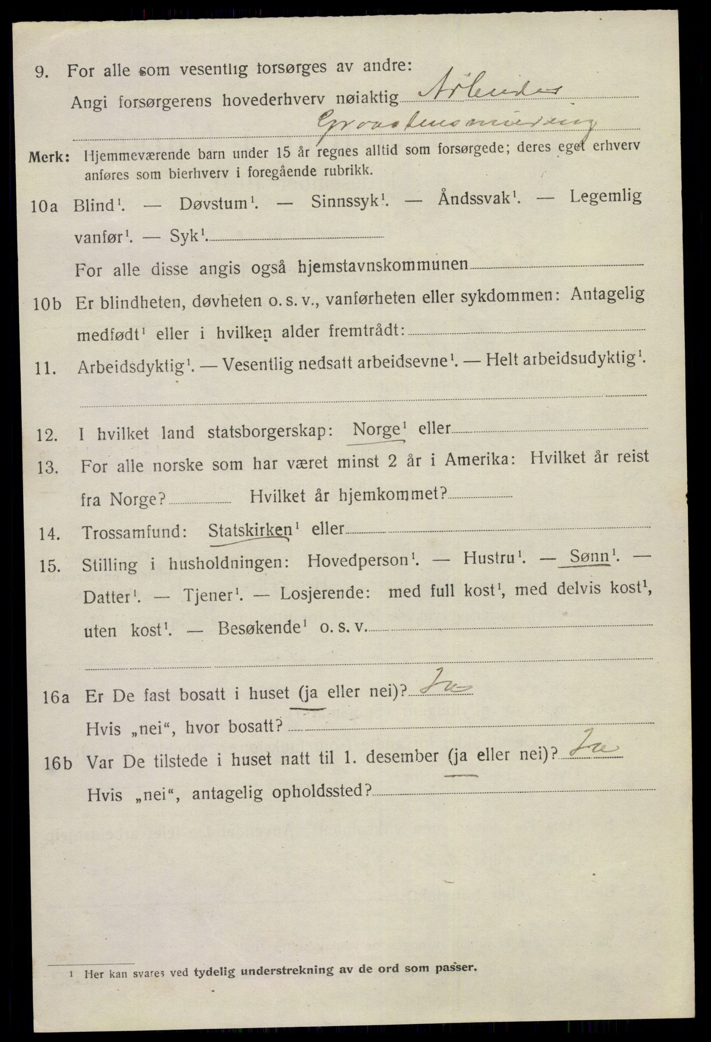 SAKO, Folketelling 1920 for 0813 Eidanger herred, 1920, s. 4097