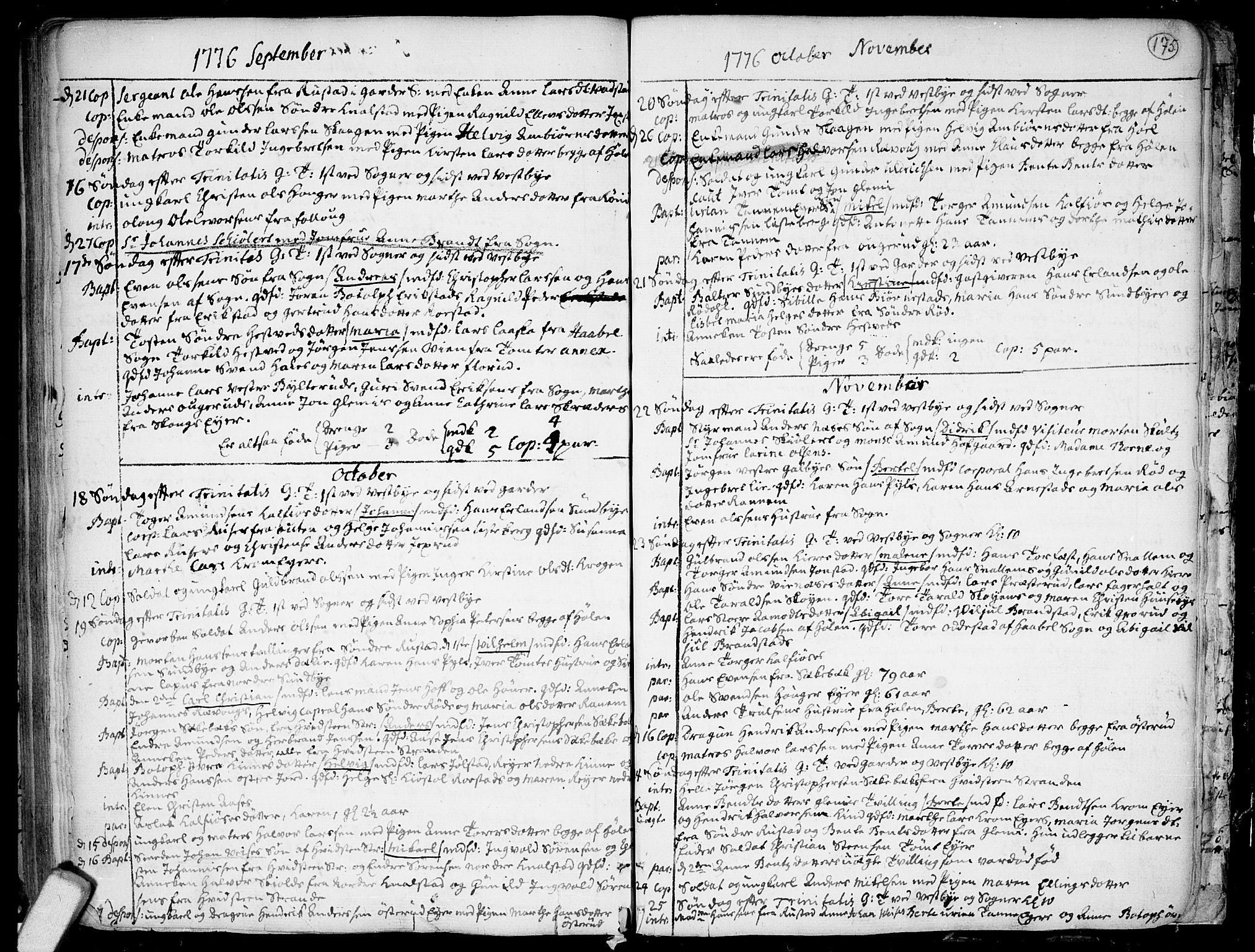 Vestby prestekontor Kirkebøker, AV/SAO-A-10893/F/Fa/L0002: Ministerialbok nr. I 2, 1750-1779, s. 175
