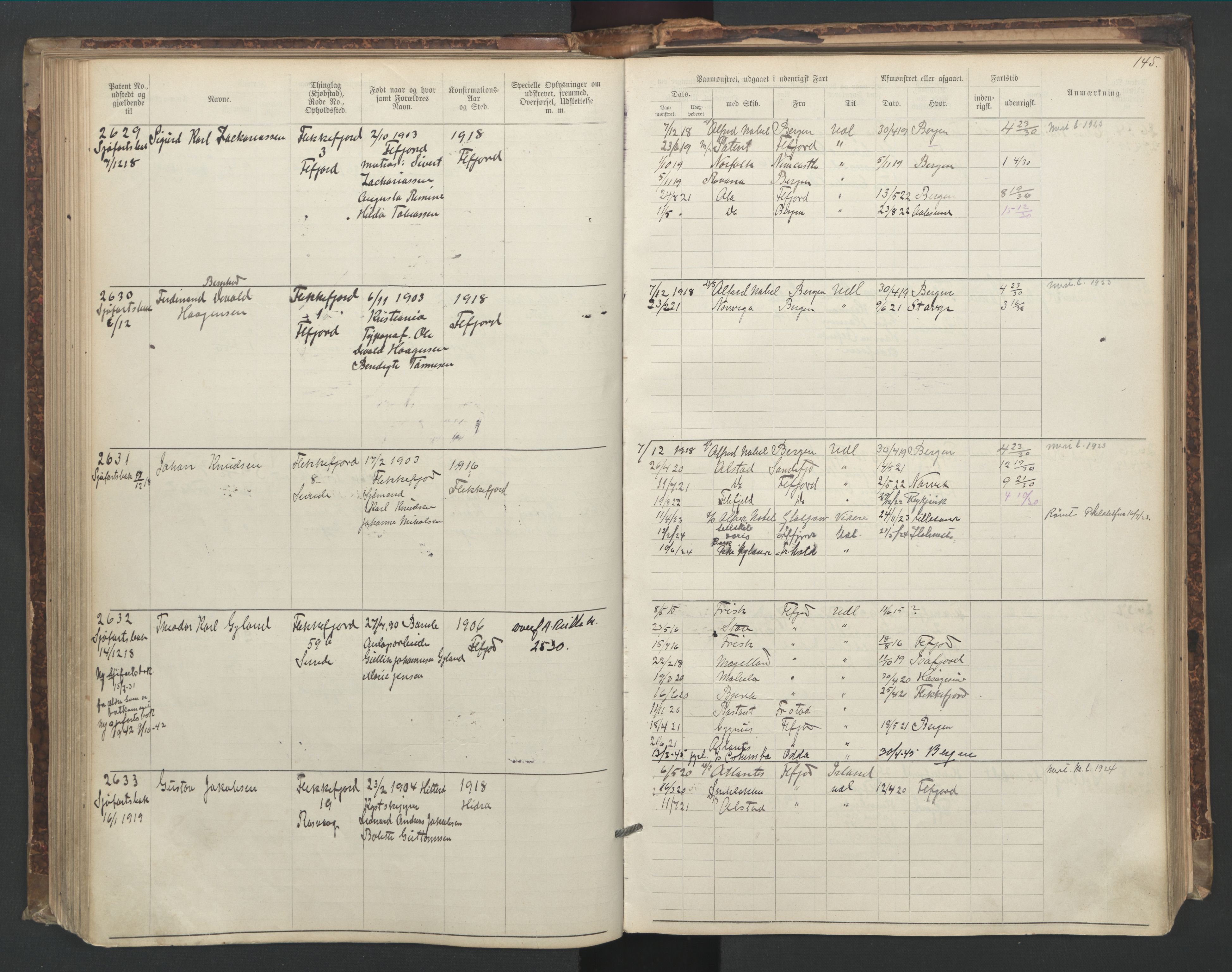 Flekkefjord mønstringskrets, AV/SAK-2031-0018/F/Fa/L0006: Annotasjonsrulle nr 1916-2964 med register, Æ-3, 1891-1948, s. 175