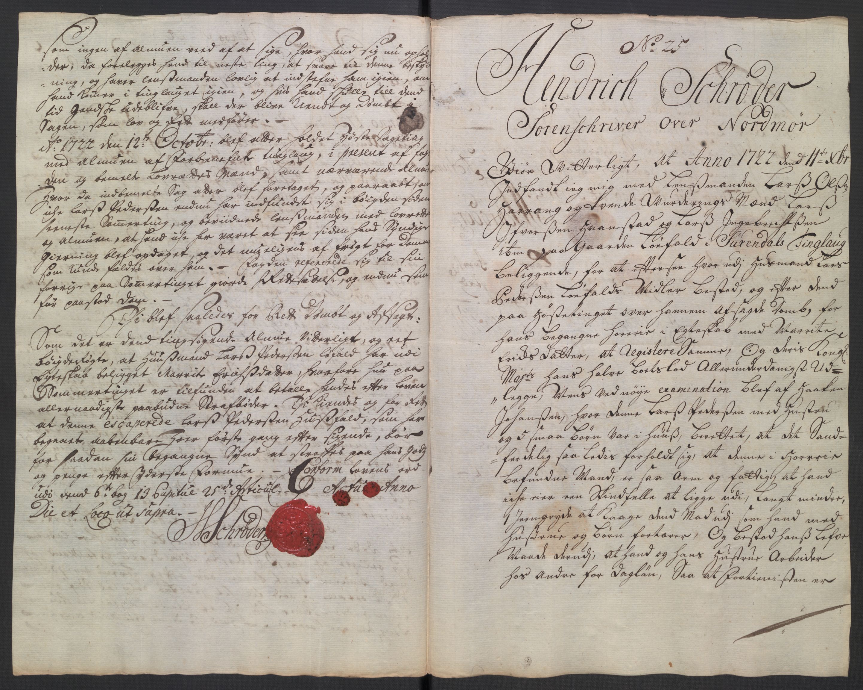 Rentekammeret inntil 1814, Reviderte regnskaper, Fogderegnskap, RA/EA-4092/R56/L3755: Fogderegnskap Nordmøre, 1722, s. 238