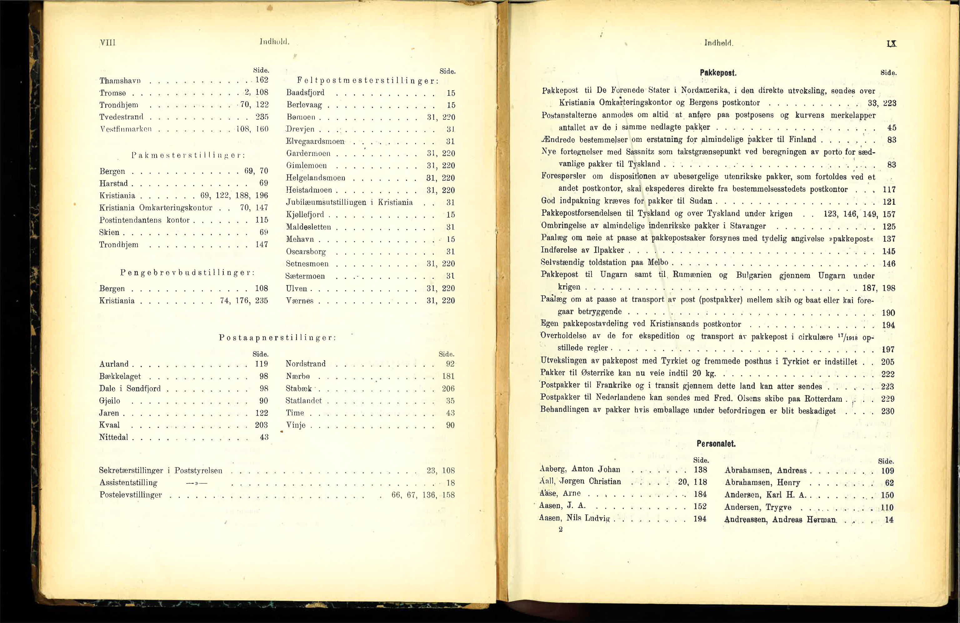Norges Postmuseums bibliotek, NOPO/-/-/-: Sirkulærer fra Poststyrelsen, 1914