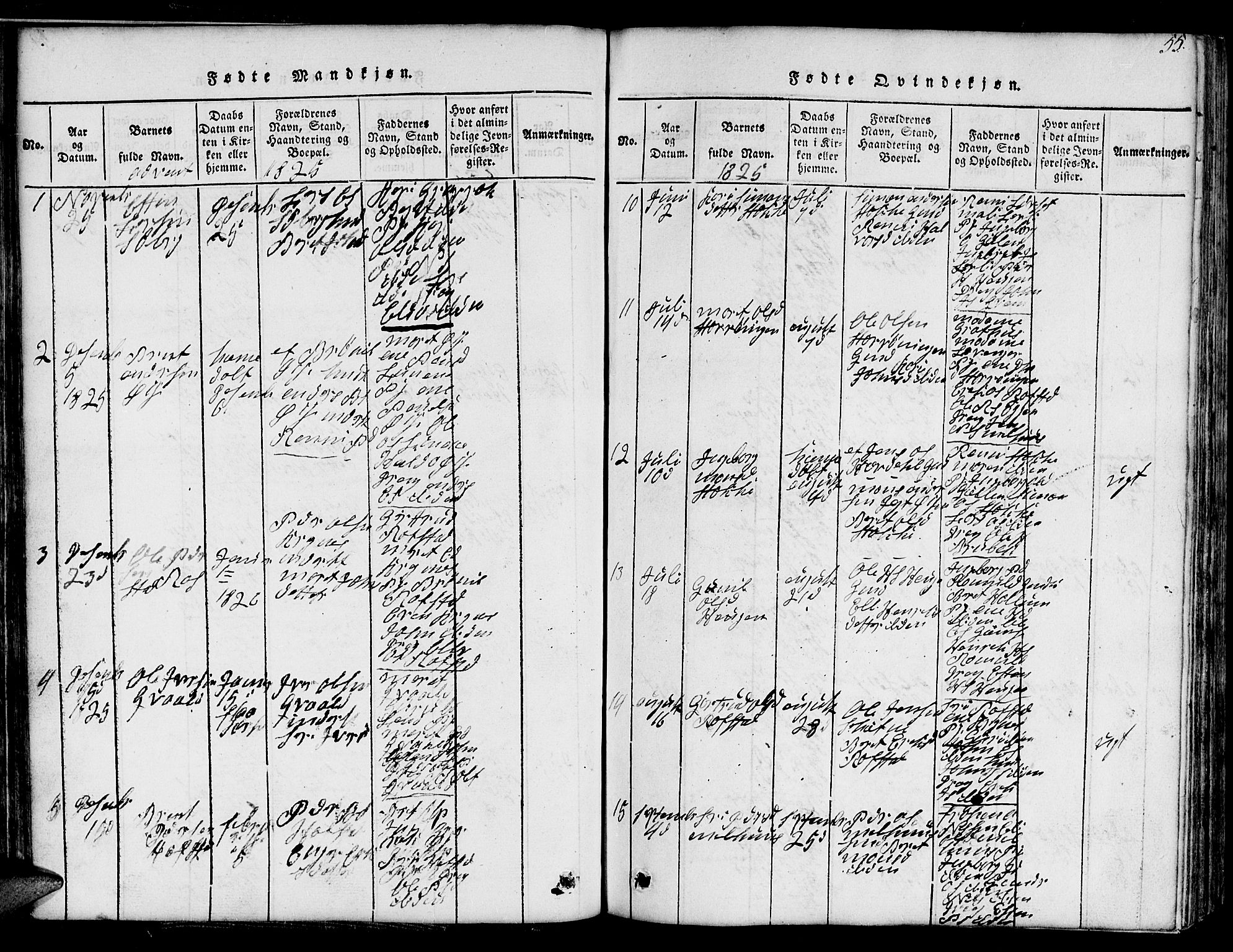 Ministerialprotokoller, klokkerbøker og fødselsregistre - Sør-Trøndelag, AV/SAT-A-1456/691/L1092: Klokkerbok nr. 691C03, 1816-1852, s. 55