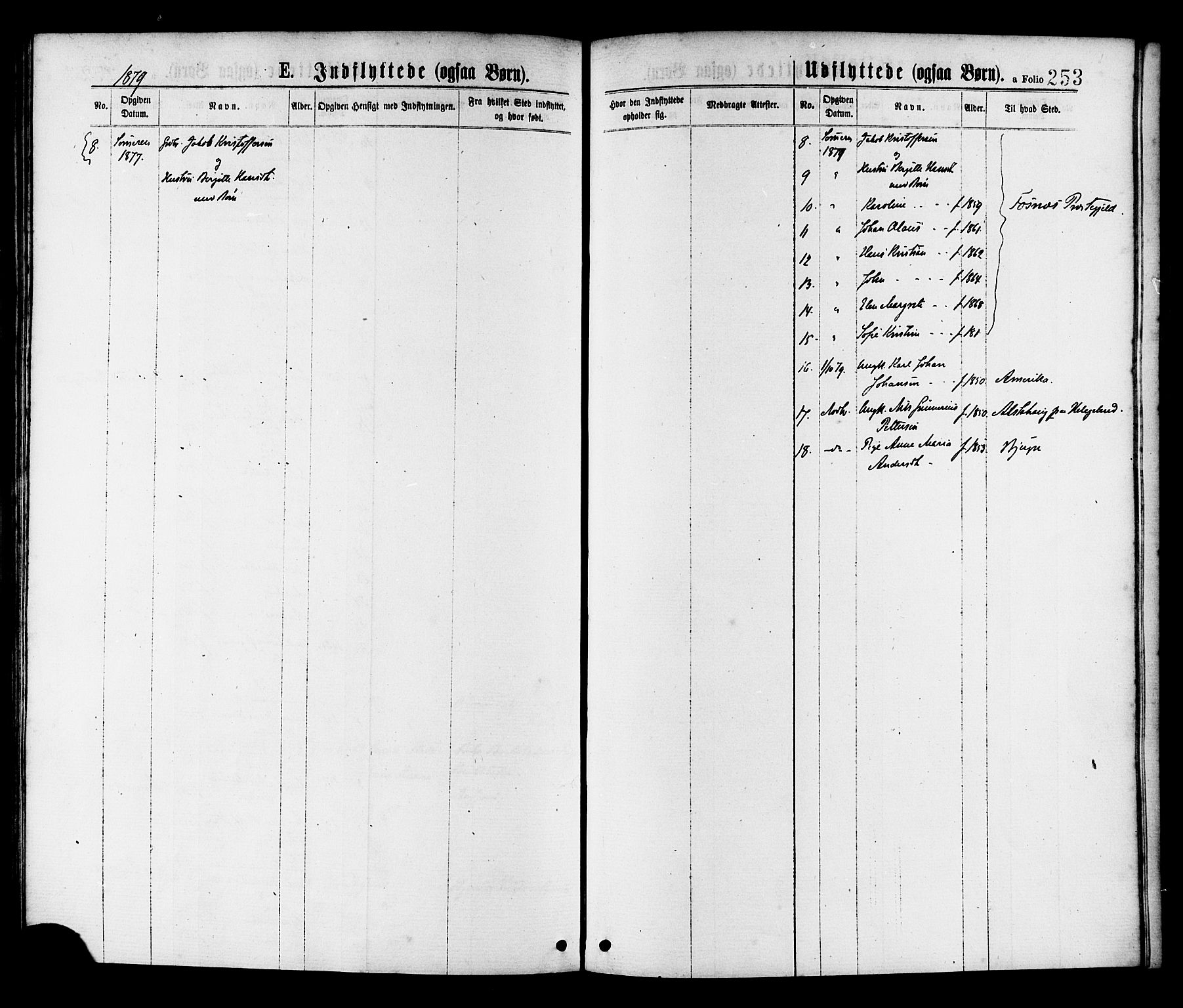 Ministerialprotokoller, klokkerbøker og fødselsregistre - Sør-Trøndelag, SAT/A-1456/655/L0679: Ministerialbok nr. 655A08, 1873-1879, s. 253