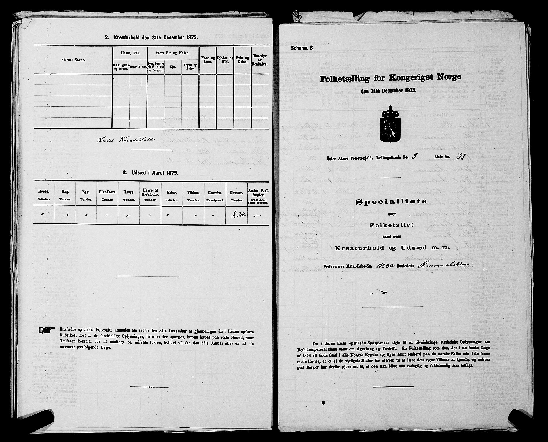 RA, Folketelling 1875 for 0218bP Østre Aker prestegjeld, 1875, s. 1059