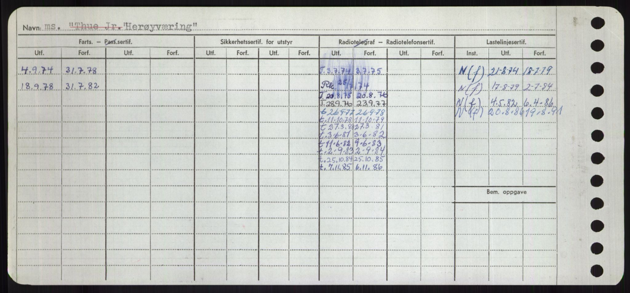 Sjøfartsdirektoratet med forløpere, Skipsmålingen, AV/RA-S-1627/H/Hd/L0015: Fartøy, Havm-Hey, s. 468