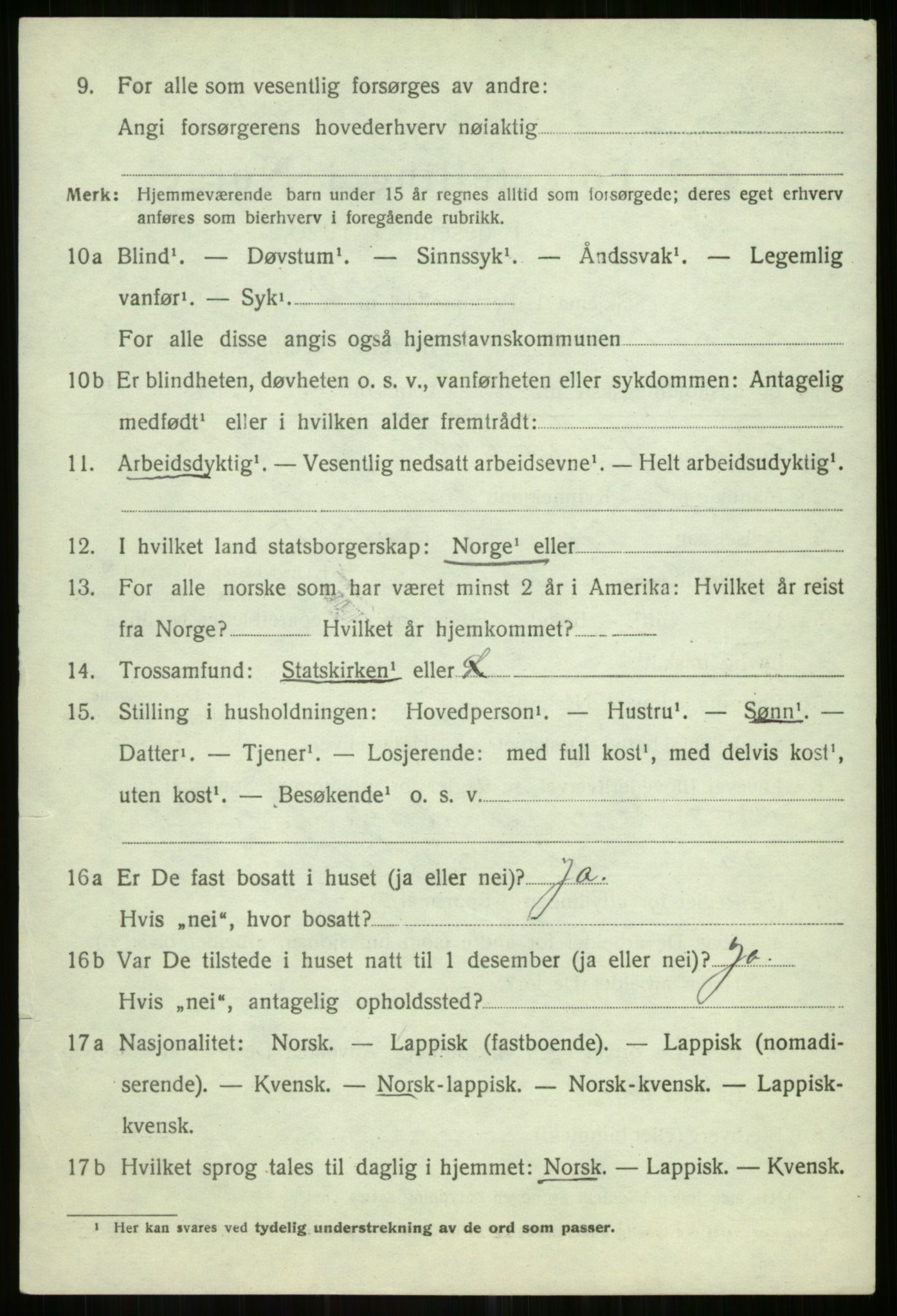 SATØ, Folketelling 1920 for 1935 Helgøy herred, 1920, s. 1994