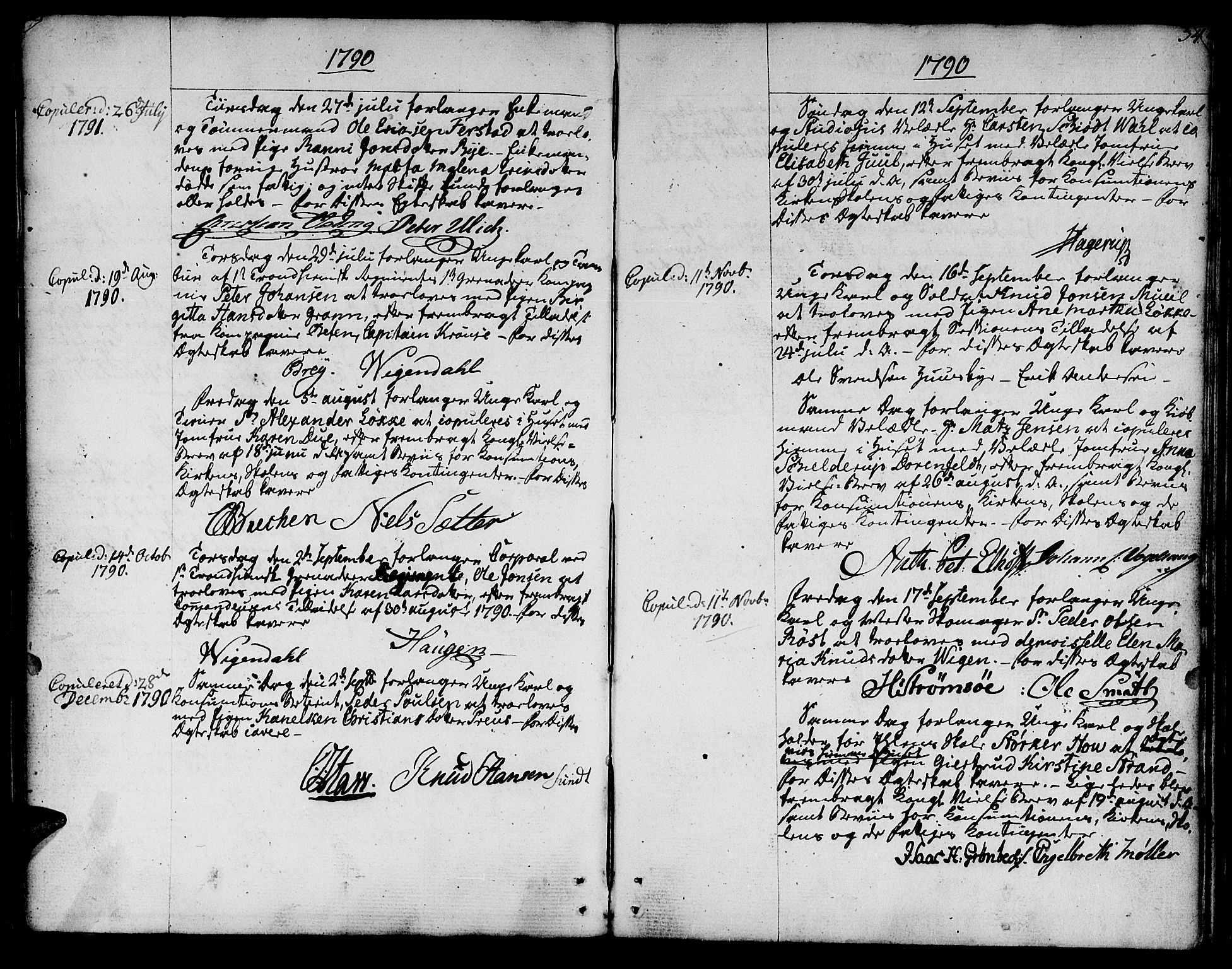 Ministerialprotokoller, klokkerbøker og fødselsregistre - Sør-Trøndelag, SAT/A-1456/601/L0041: Ministerialbok nr. 601A09, 1784-1801, s. 34