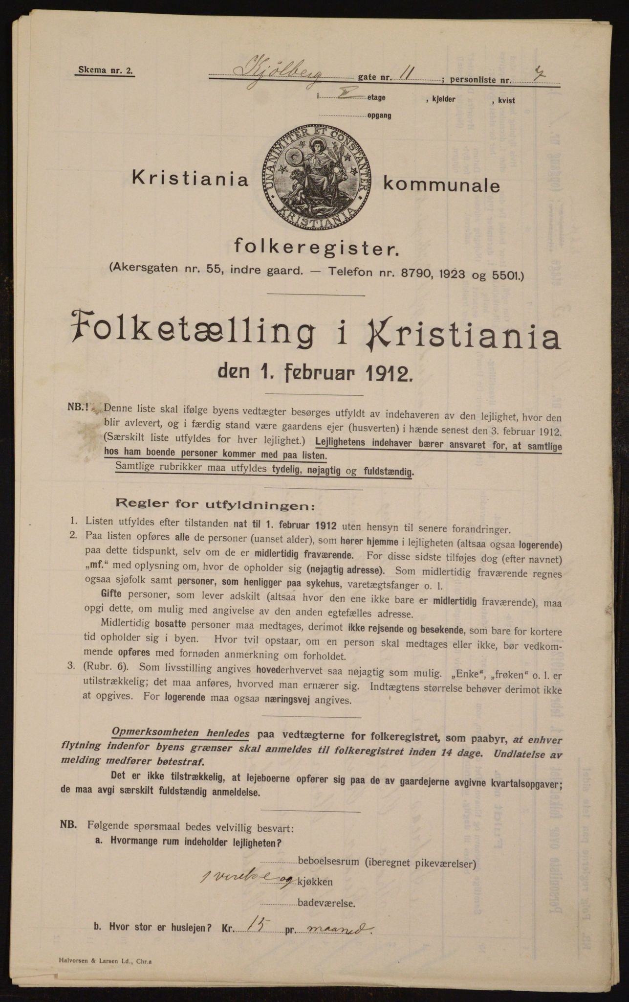 OBA, Kommunal folketelling 1.2.1912 for Kristiania, 1912, s. 51771