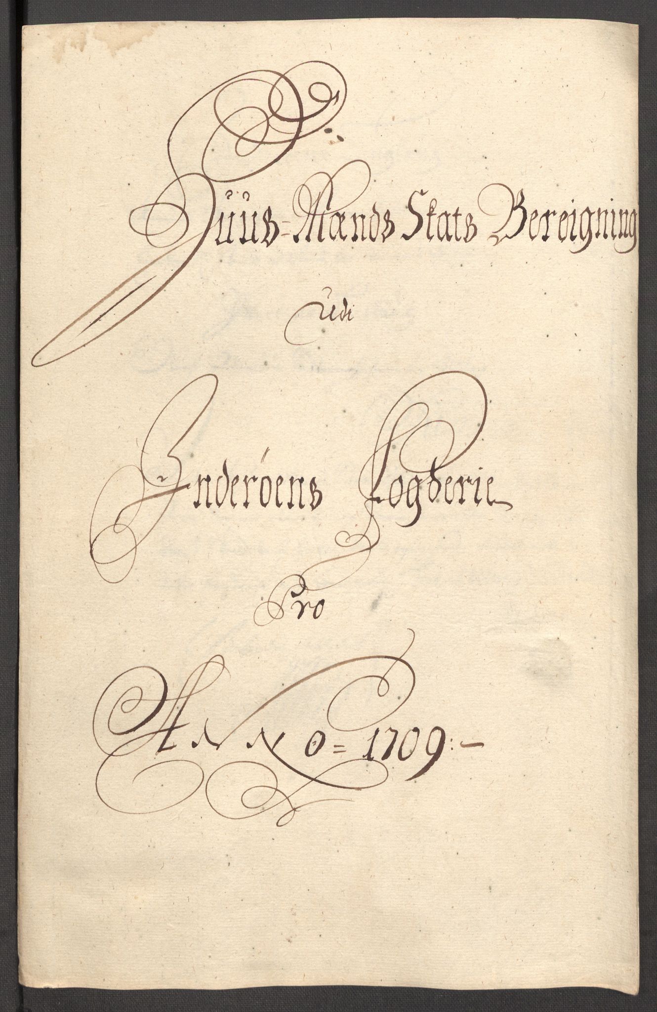 Rentekammeret inntil 1814, Reviderte regnskaper, Fogderegnskap, RA/EA-4092/R63/L4317: Fogderegnskap Inderøy, 1709, s. 138