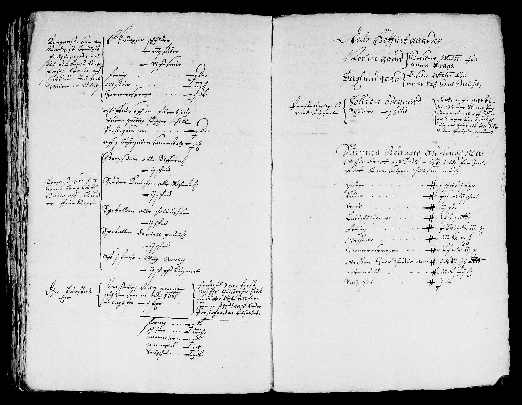 Rentekammeret inntil 1814, Reviderte regnskaper, Stiftamtstueregnskaper, Landkommissariatet på Akershus og Akershus stiftamt, AV/RA-EA-5869/R/Ra/L0027: Landkommissariatet på Akershus, 1665