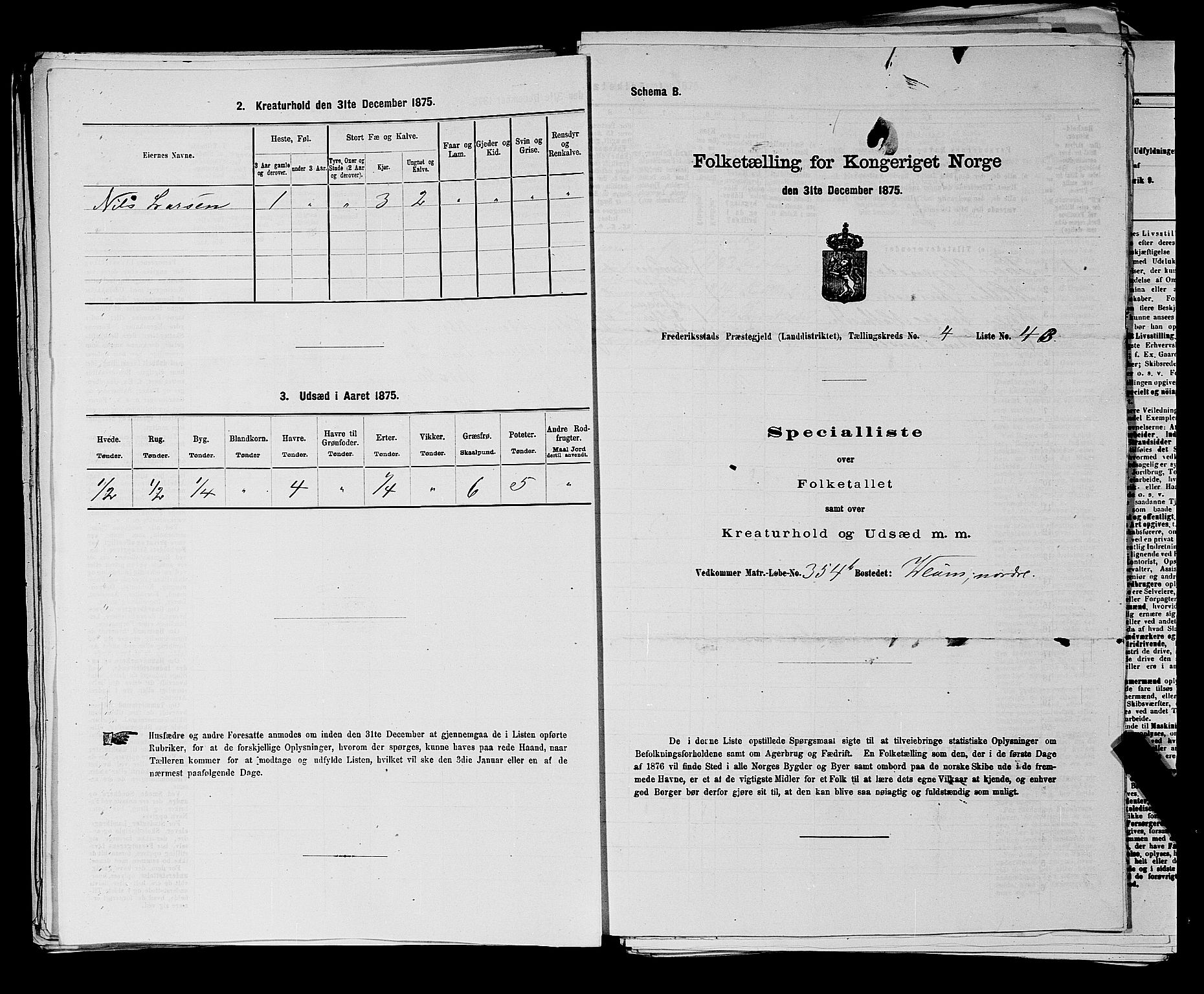 RA, Folketelling 1875 for 0132L Fredrikstad prestegjeld, Glemmen sokn, 1875, s. 892