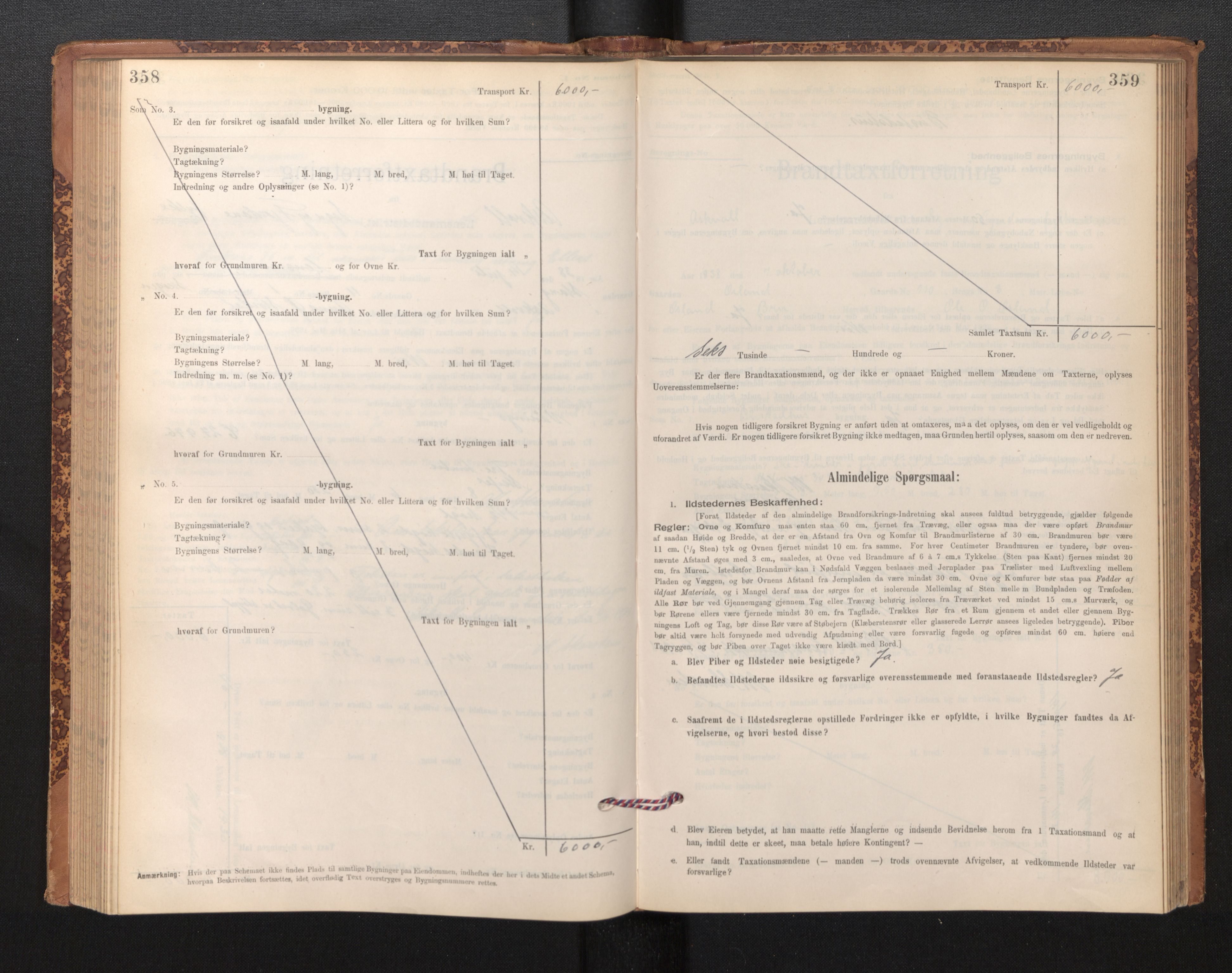 Lensmannen i Askvoll, AV/SAB-A-26301/0012/L0004: Branntakstprotokoll, skjematakst og liste over branntakstmenn, 1895-1932, s. 358-359