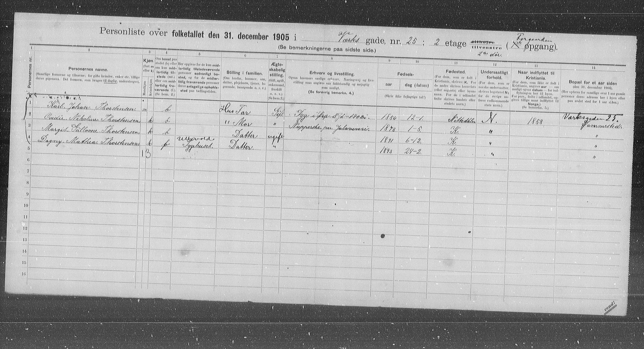 OBA, Kommunal folketelling 31.12.1905 for Kristiania kjøpstad, 1905, s. 65042
