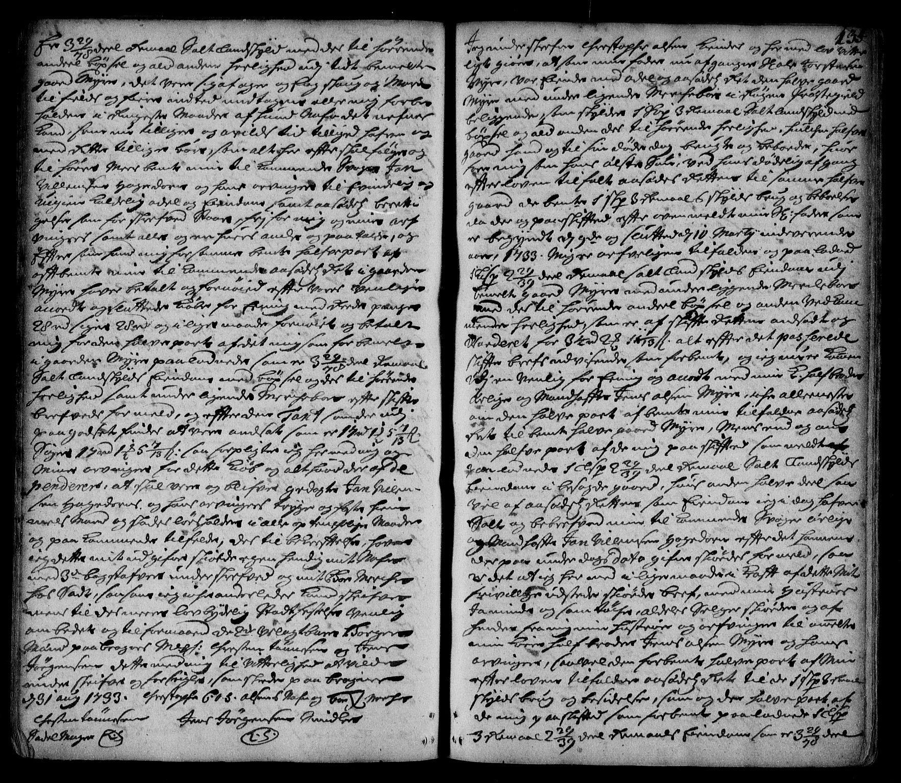 Lier, Røyken og Hurum sorenskriveri, SAKO/A-89/G/Ga/Gaa/L0002: Pantebok nr. II, 1725-1755, s. 133