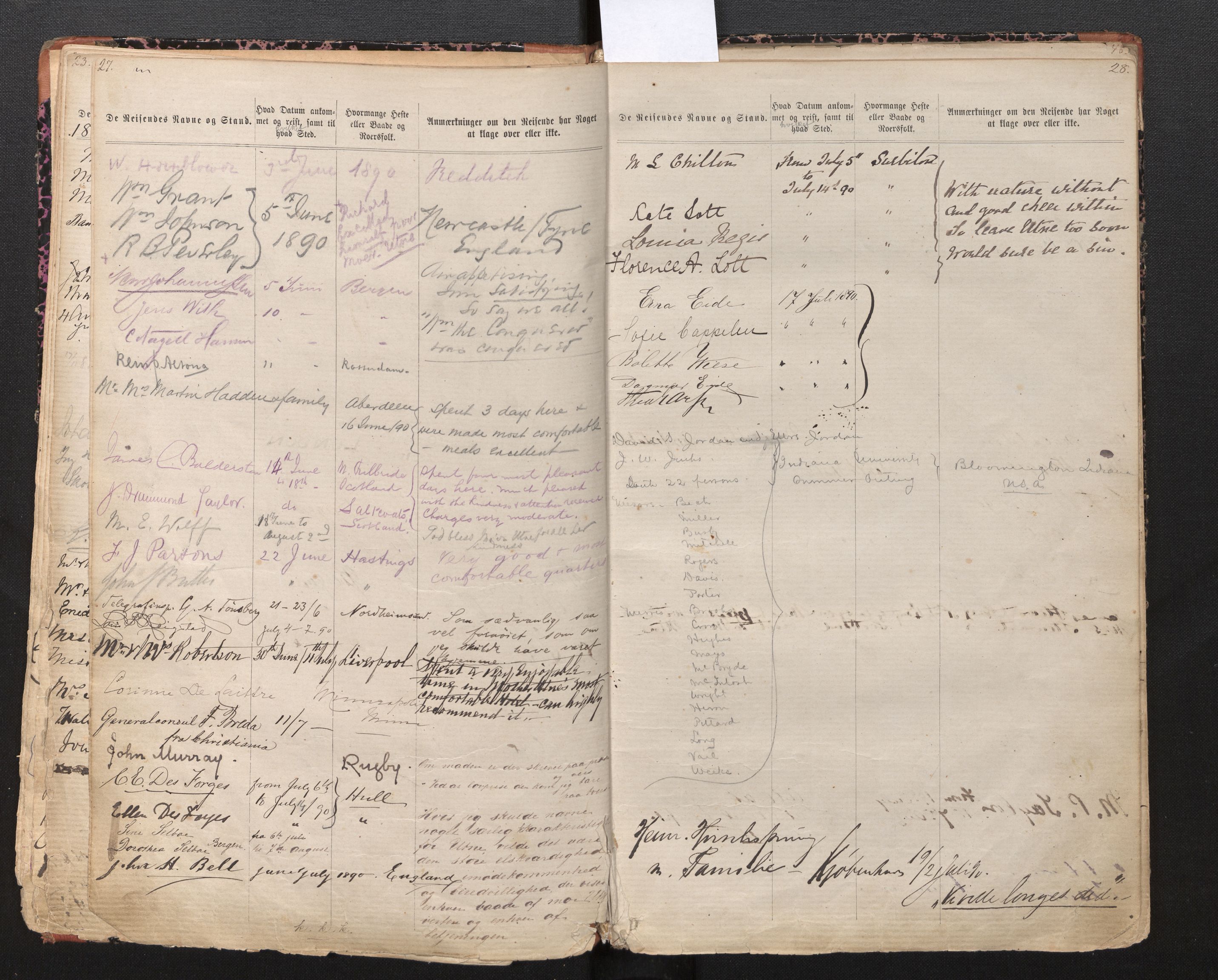 Dokumentsamlingen - Statsarkivet i Bergen, SAB/A-100027/B/L0004: Dokumenter, 1879-1901, s. 27-28