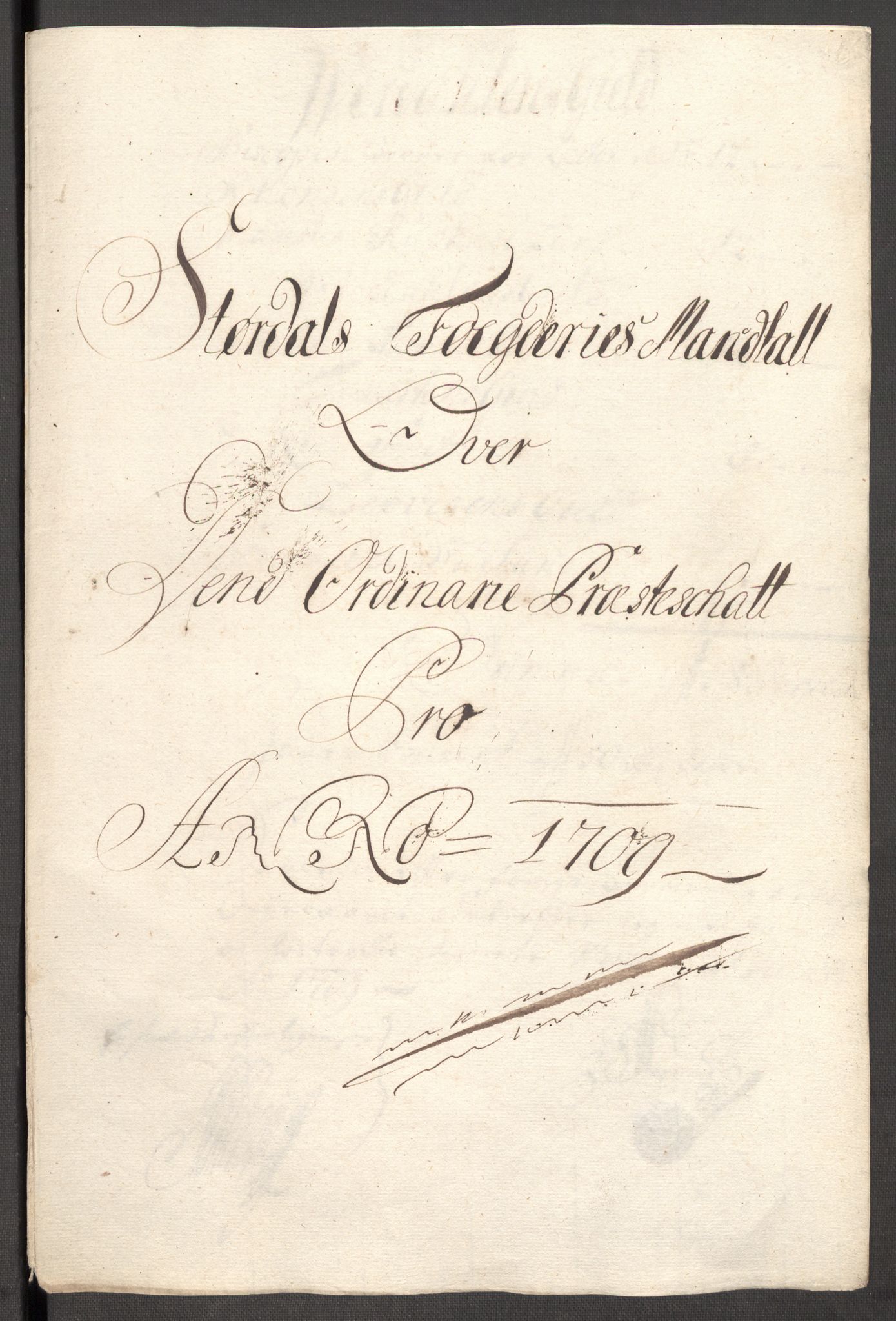 Rentekammeret inntil 1814, Reviderte regnskaper, Fogderegnskap, RA/EA-4092/R62/L4199: Fogderegnskap Stjørdal og Verdal, 1709, s. 118