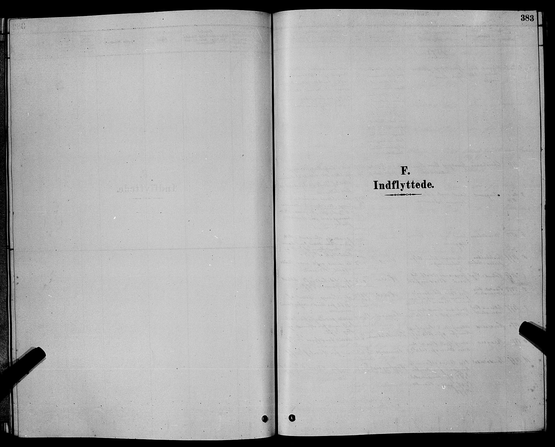 Bamble kirkebøker, AV/SAKO-A-253/G/Ga/L0008: Klokkerbok nr. I 8, 1878-1888, s. 383