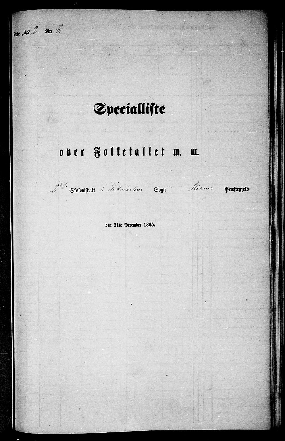 RA, Folketelling 1865 for 1648P Støren prestegjeld, 1865, s. 251
