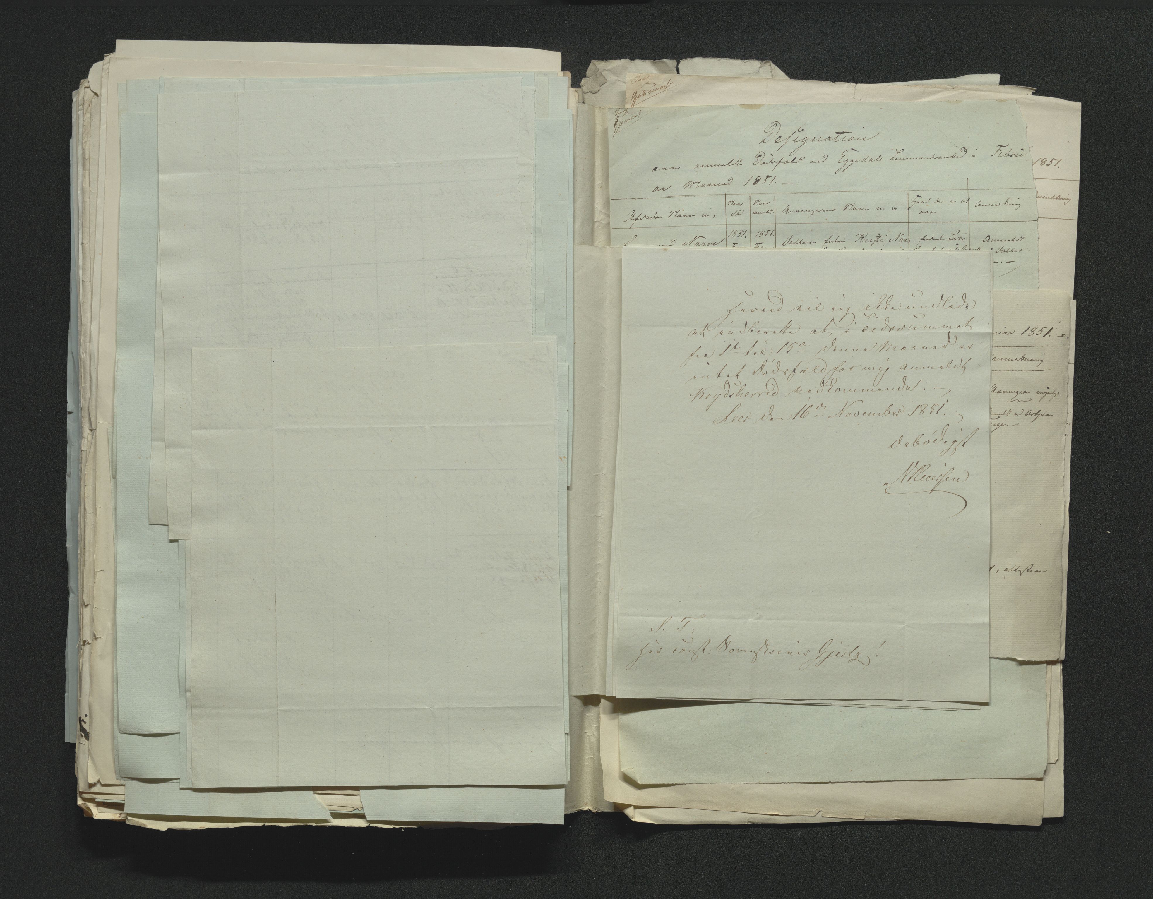 Eiker, Modum og Sigdal sorenskriveri, AV/SAKO-A-123/H/Ha/Hab/L0008: Dødsfallsmeldinger, 1850-1853