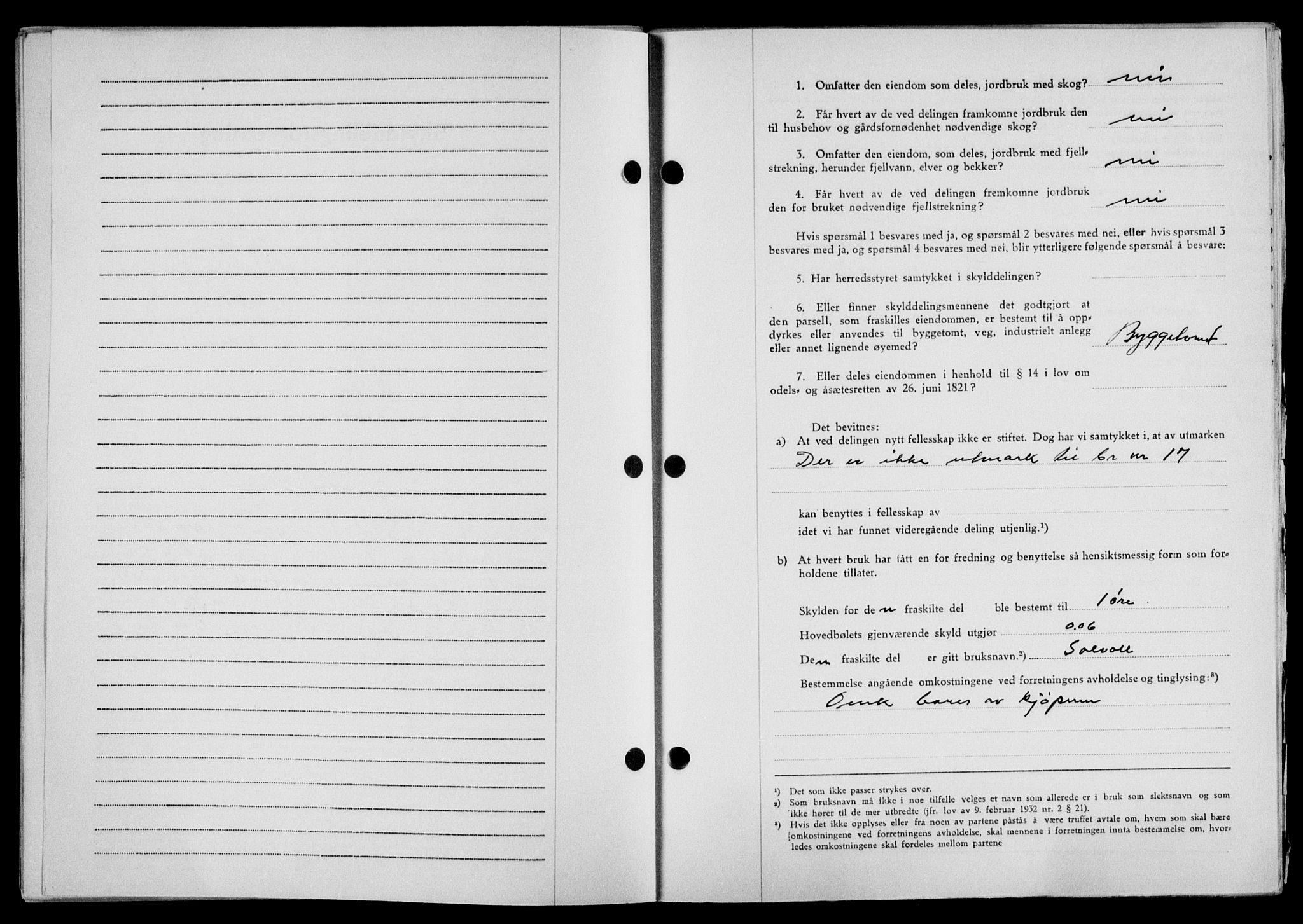 Lofoten sorenskriveri, SAT/A-0017/1/2/2C/L0025a: Pantebok nr. 25a, 1950-1951, Dagboknr: 450/1951