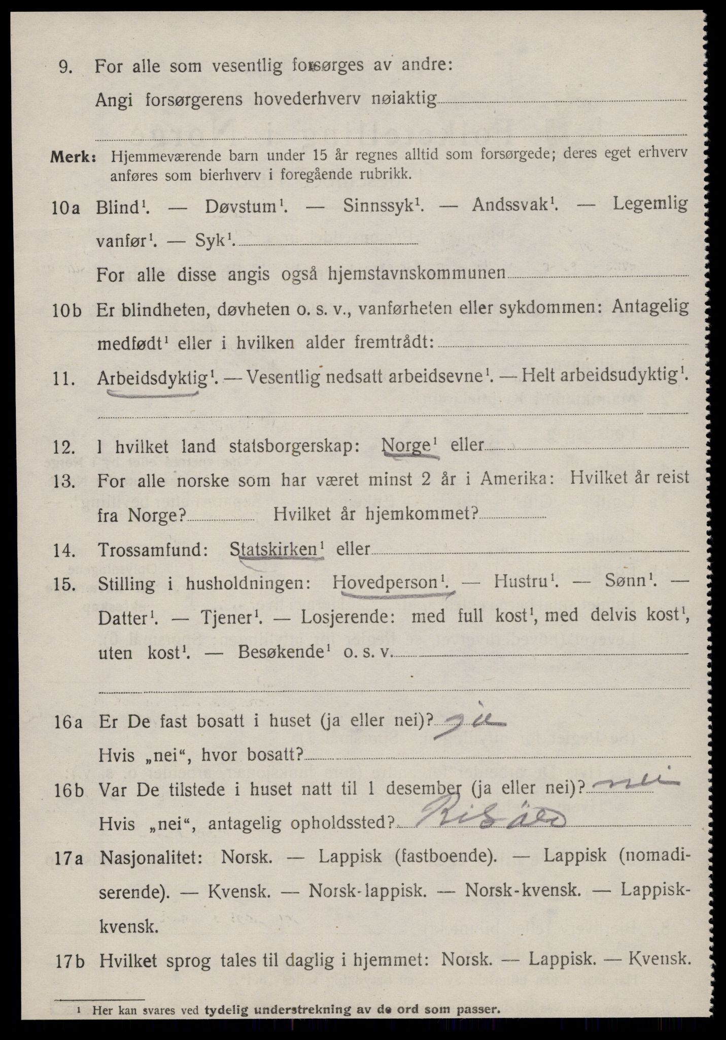 SAT, Folketelling 1920 for 1619 Sør-Frøya herred, 1920, s. 3722