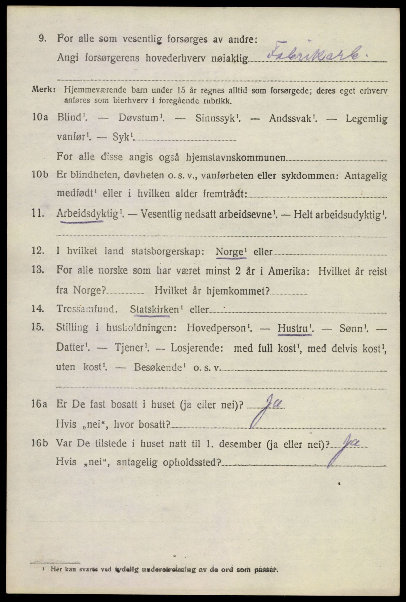 SAKO, Folketelling 1920 for 0711 Strømm herred, 1920, s. 1050