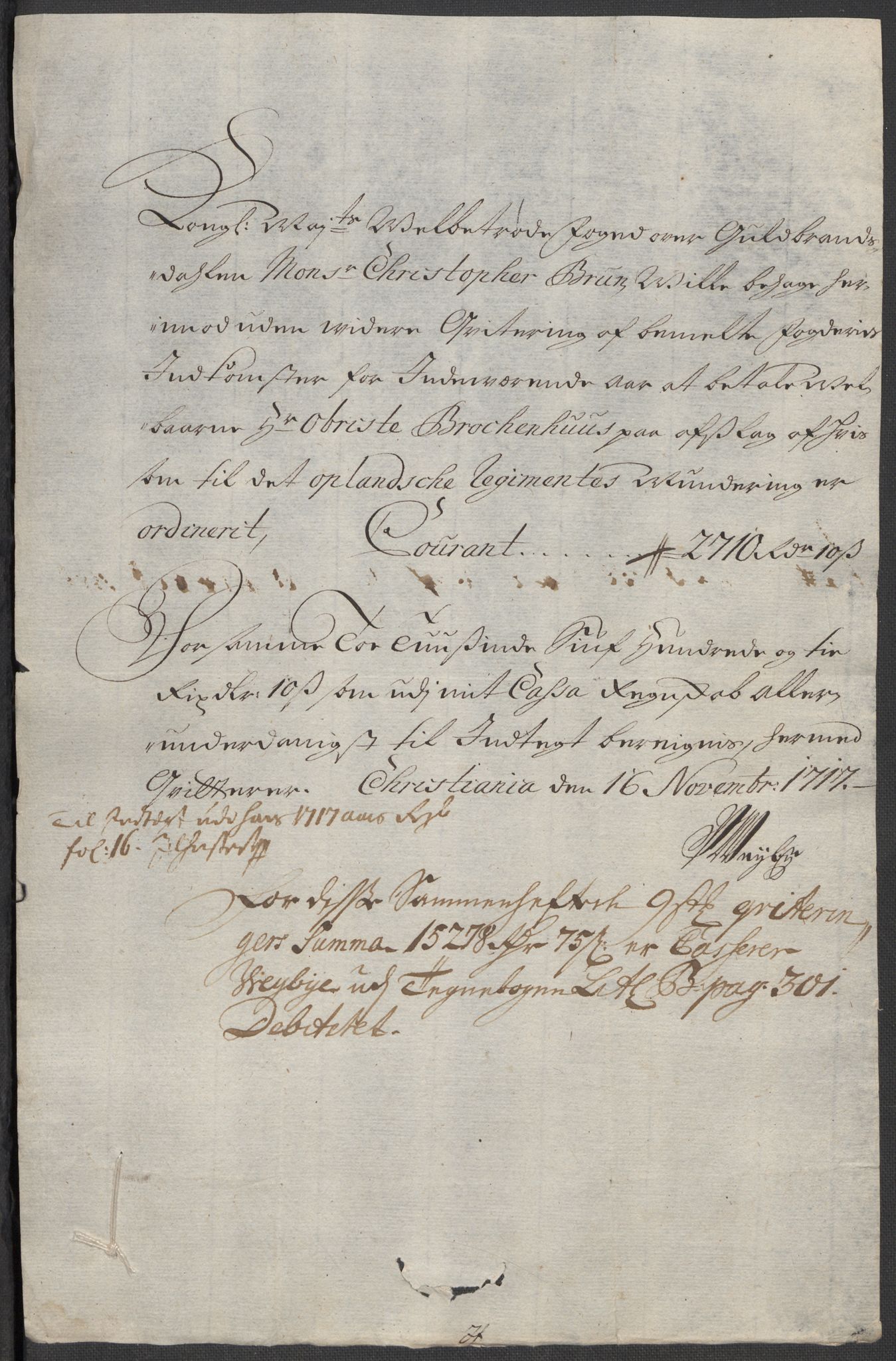 Rentekammeret inntil 1814, Reviderte regnskaper, Fogderegnskap, RA/EA-4092/R17/L1188: Fogderegnskap Gudbrandsdal, 1718, s. 236