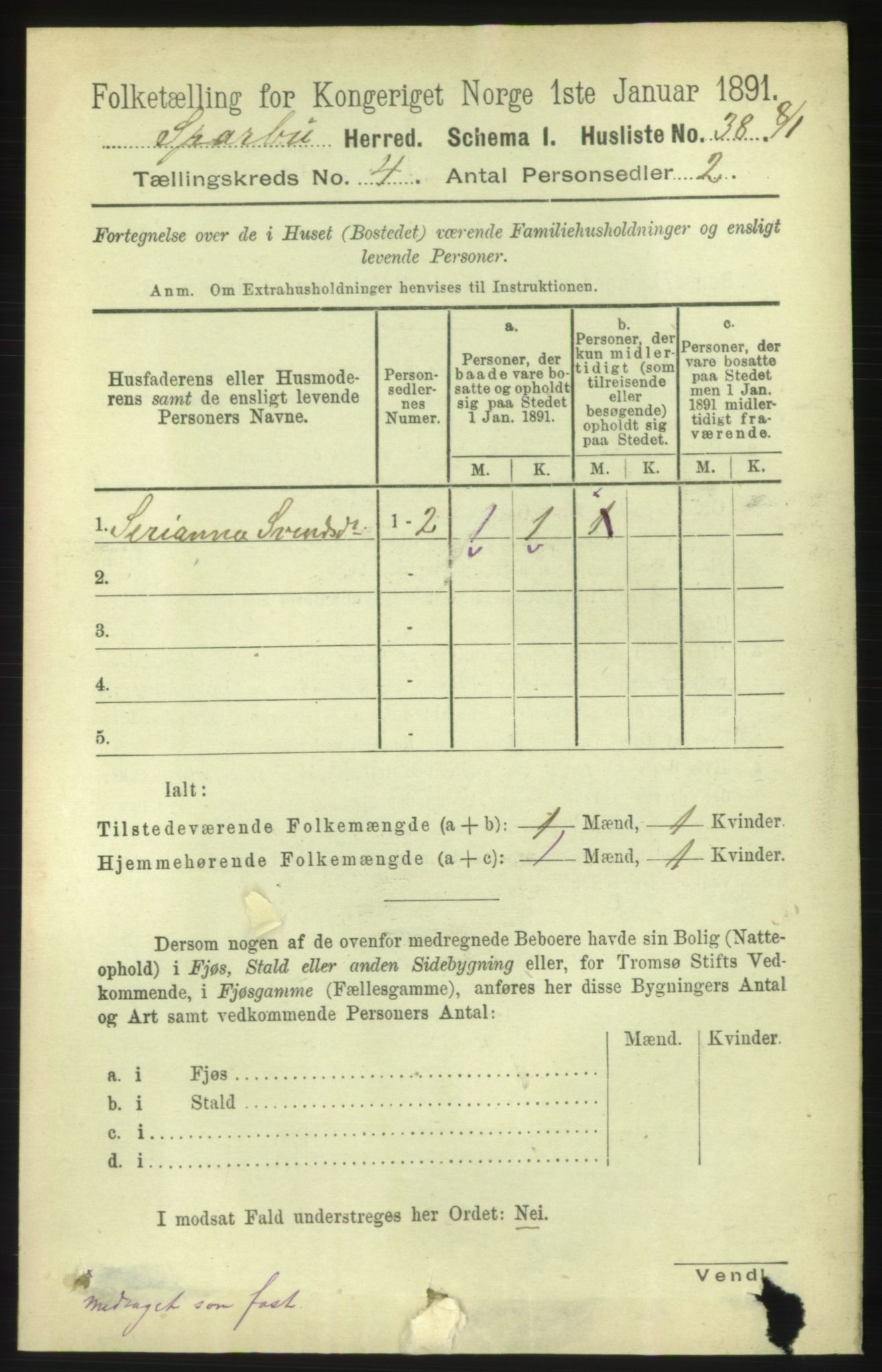 RA, Folketelling 1891 for 1731 Sparbu herred, 1891, s. 1359