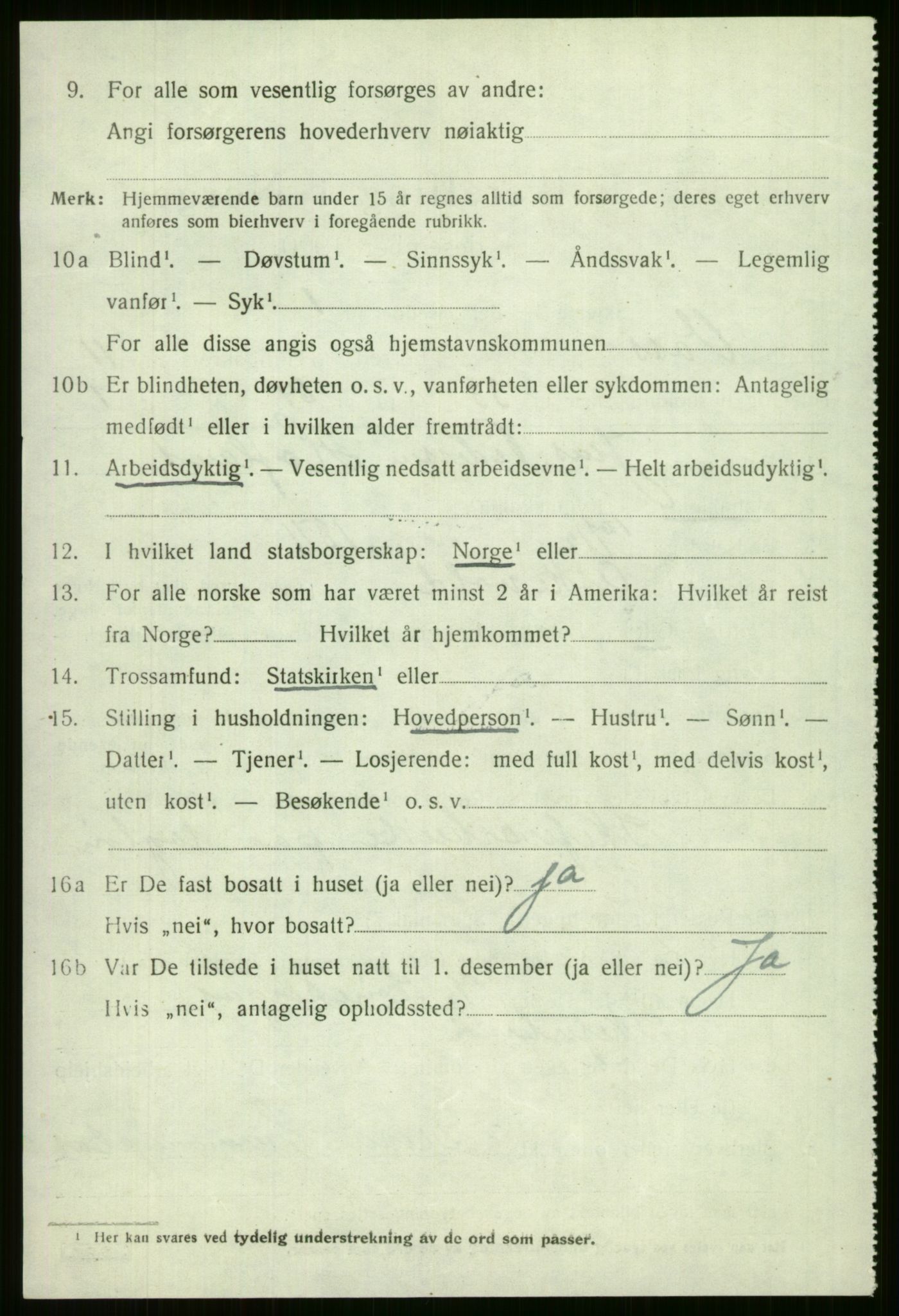 SAB, Folketelling 1920 for 1235 Voss herred, 1920, s. 10450