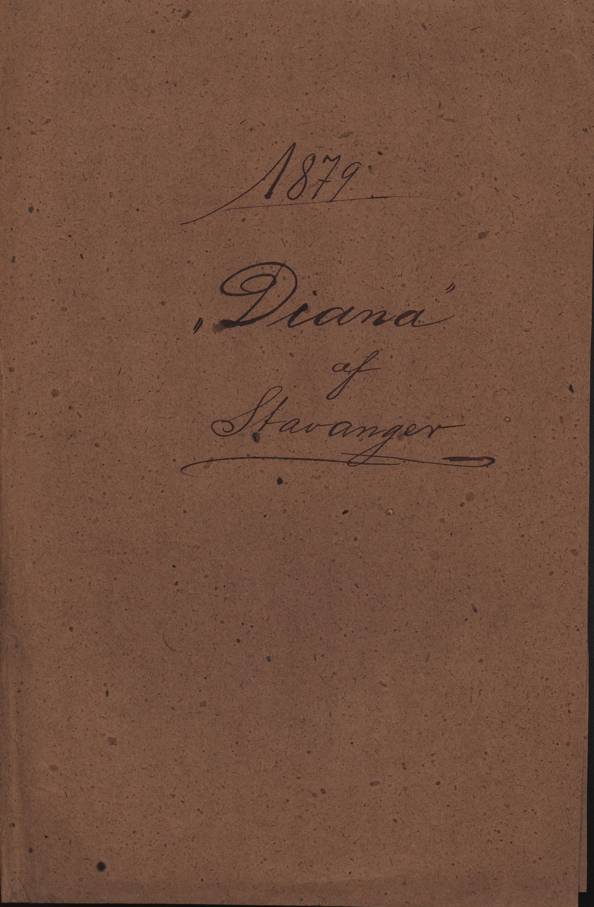 Pa 63 - Østlandske skibsassuranceforening, VEMU/A-1079/G/Ga/L0011/0021: Havaridokumenter / Diana, 1879