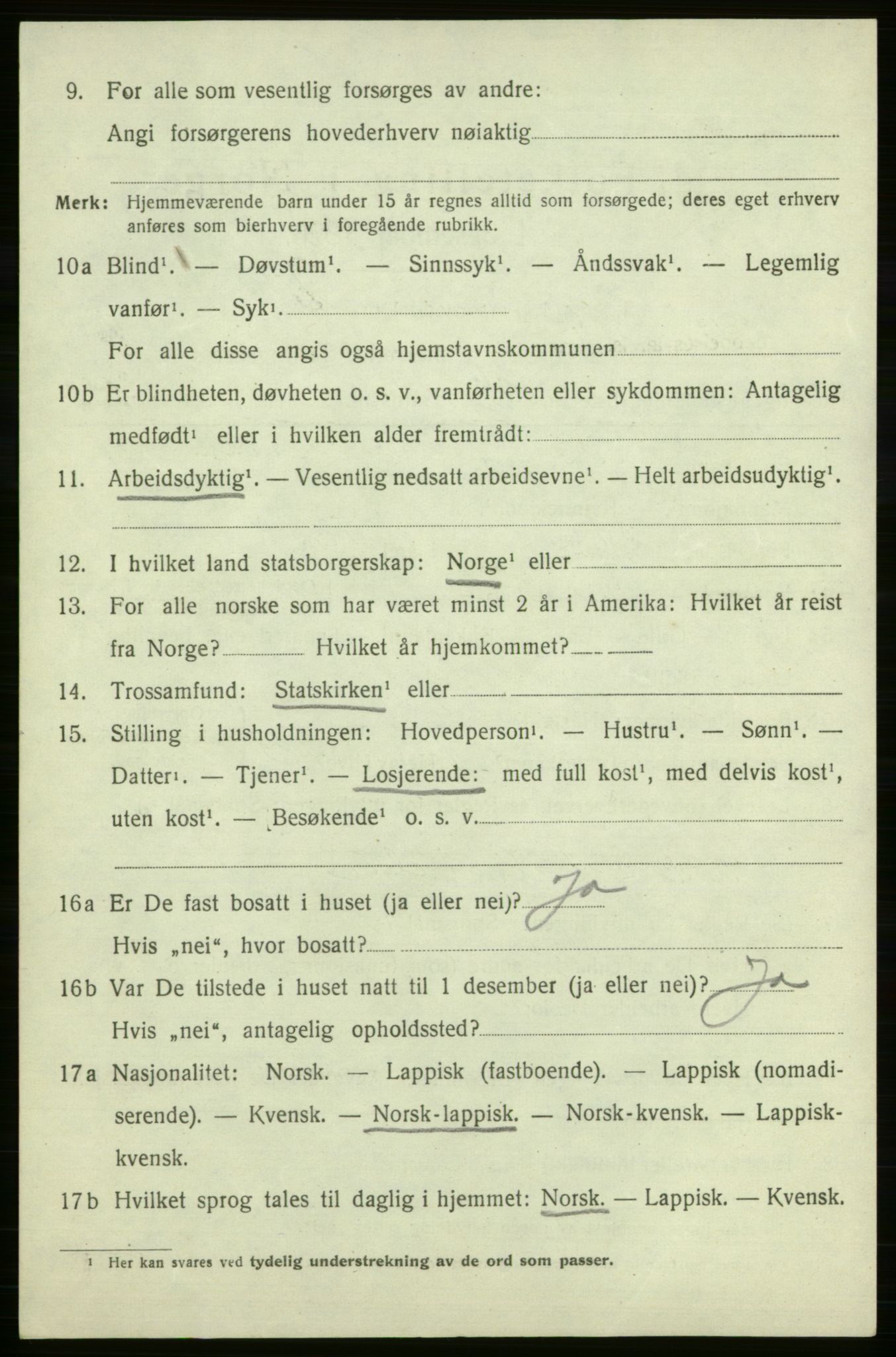 SATØ, Folketelling 1920 for 2018 Måsøy herred, 1920, s. 2223