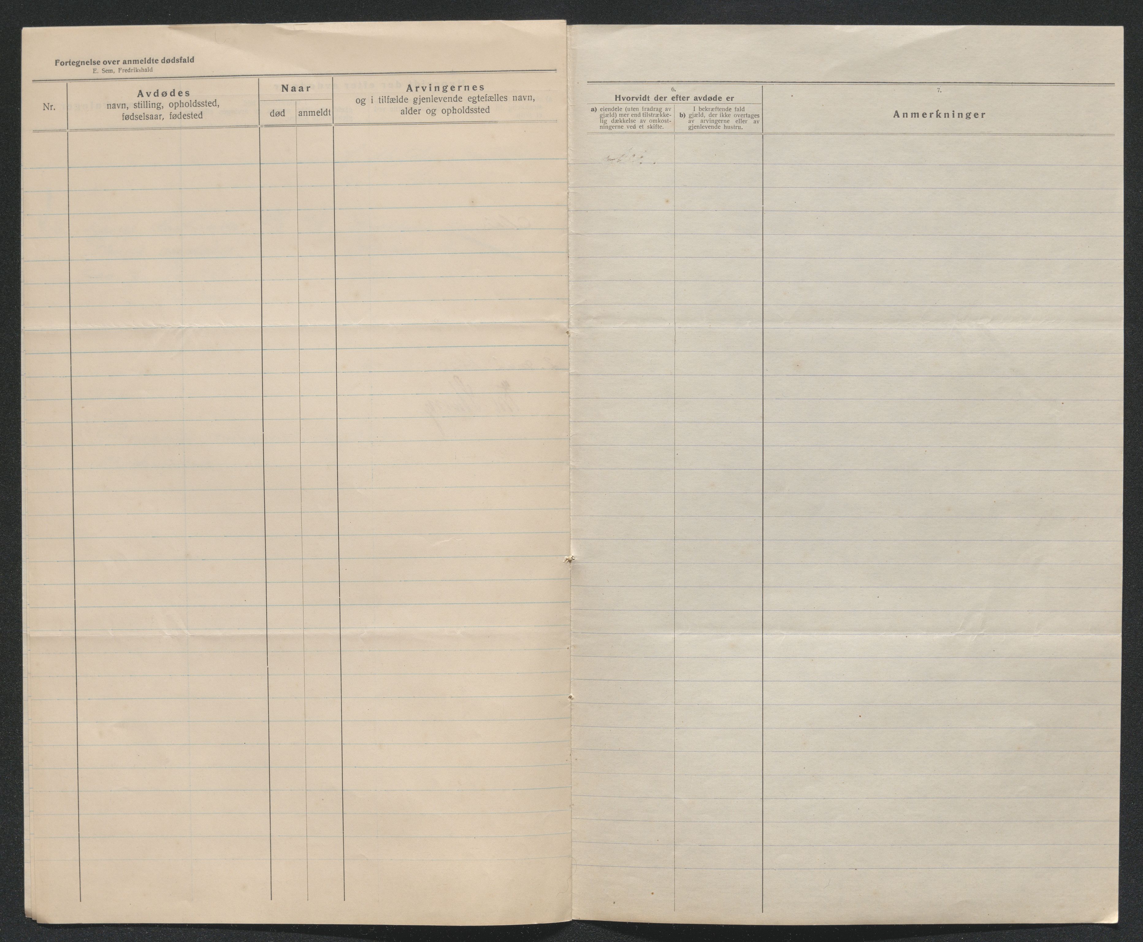 Eiker, Modum og Sigdal sorenskriveri, AV/SAKO-A-123/H/Ha/Hab/L0041: Dødsfallsmeldinger, 1922-1923, s. 157