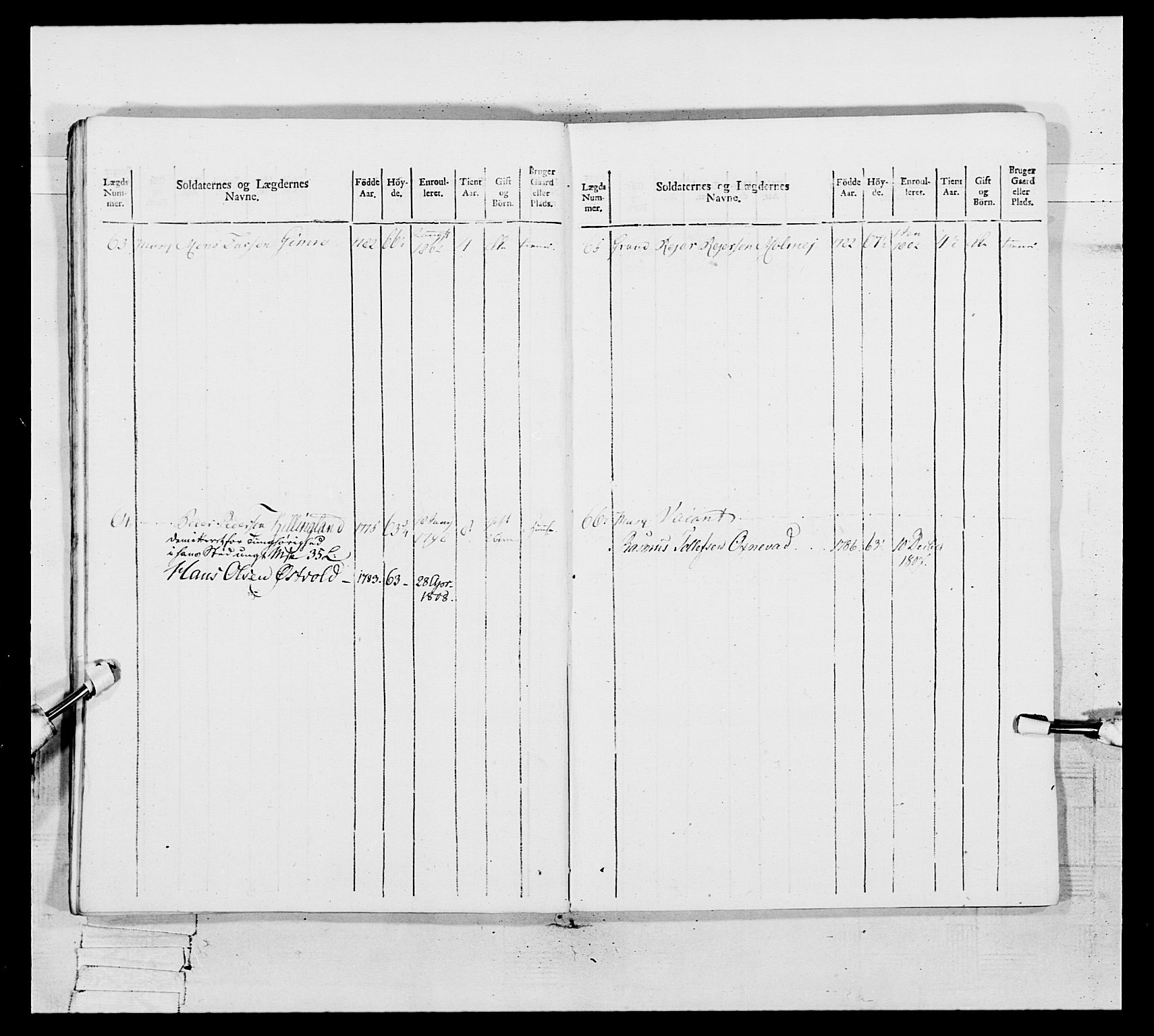 Generalitets- og kommissariatskollegiet, Det kongelige norske kommissariatskollegium, AV/RA-EA-5420/E/Eh/L0109: Vesterlenske nasjonale infanteriregiment, 1806, s. 195